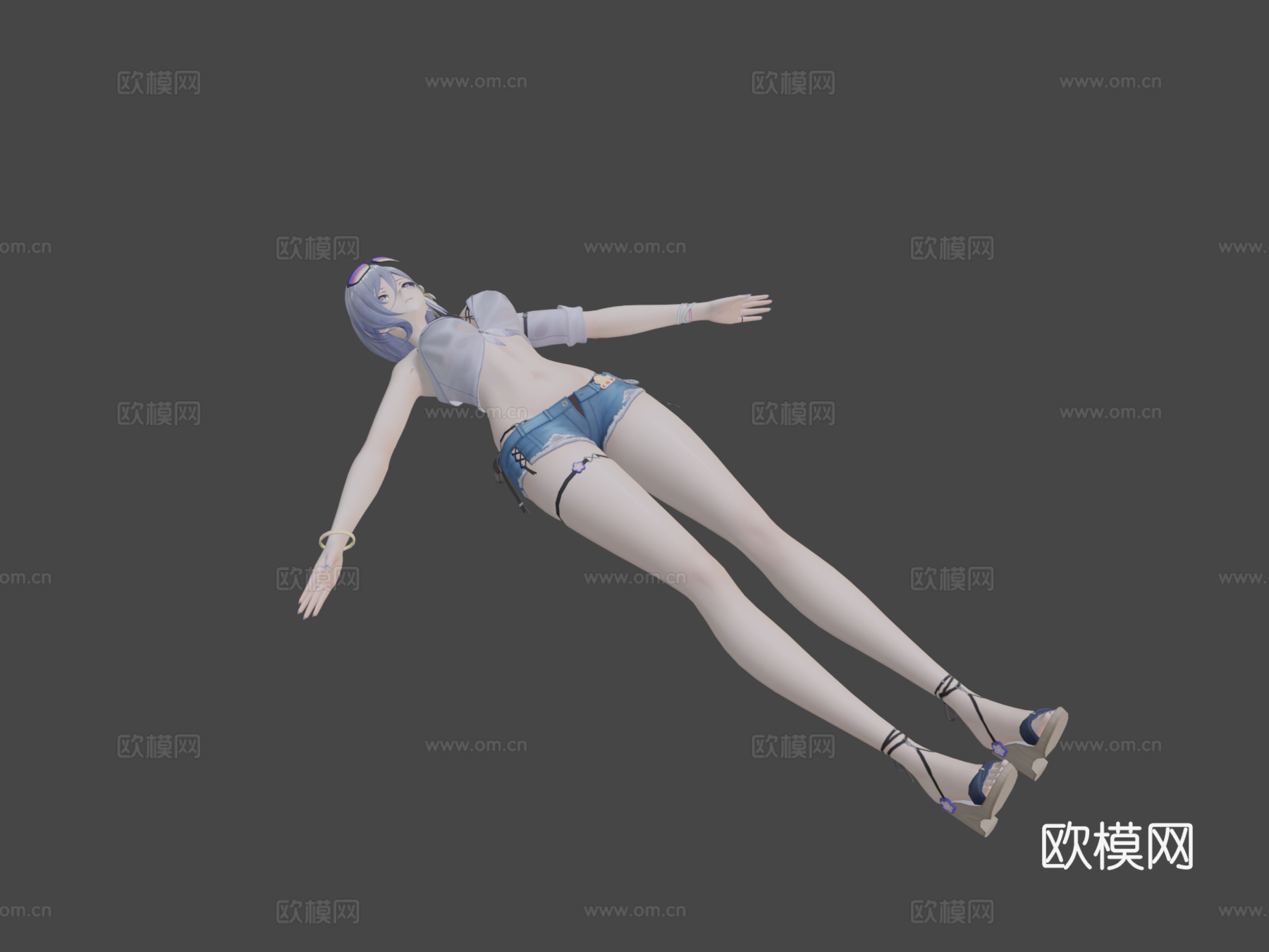 塞勒涅3d模型
