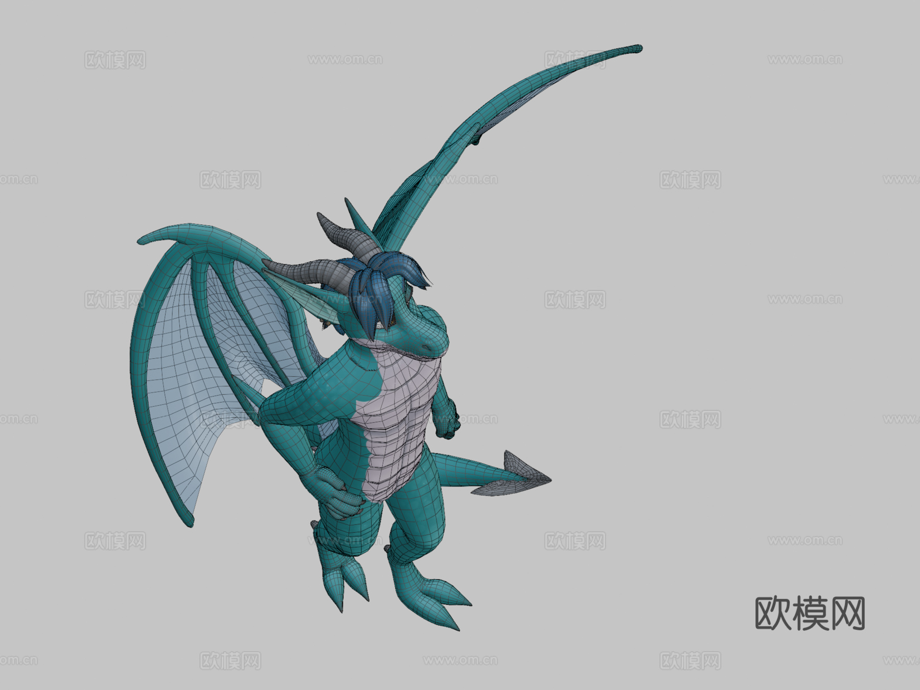 烈风龙VRChat虚拟形象3d模型