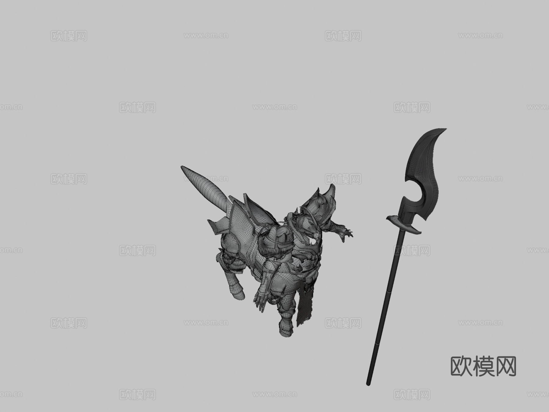 战争之影赫卡里姆高多边形3d模型