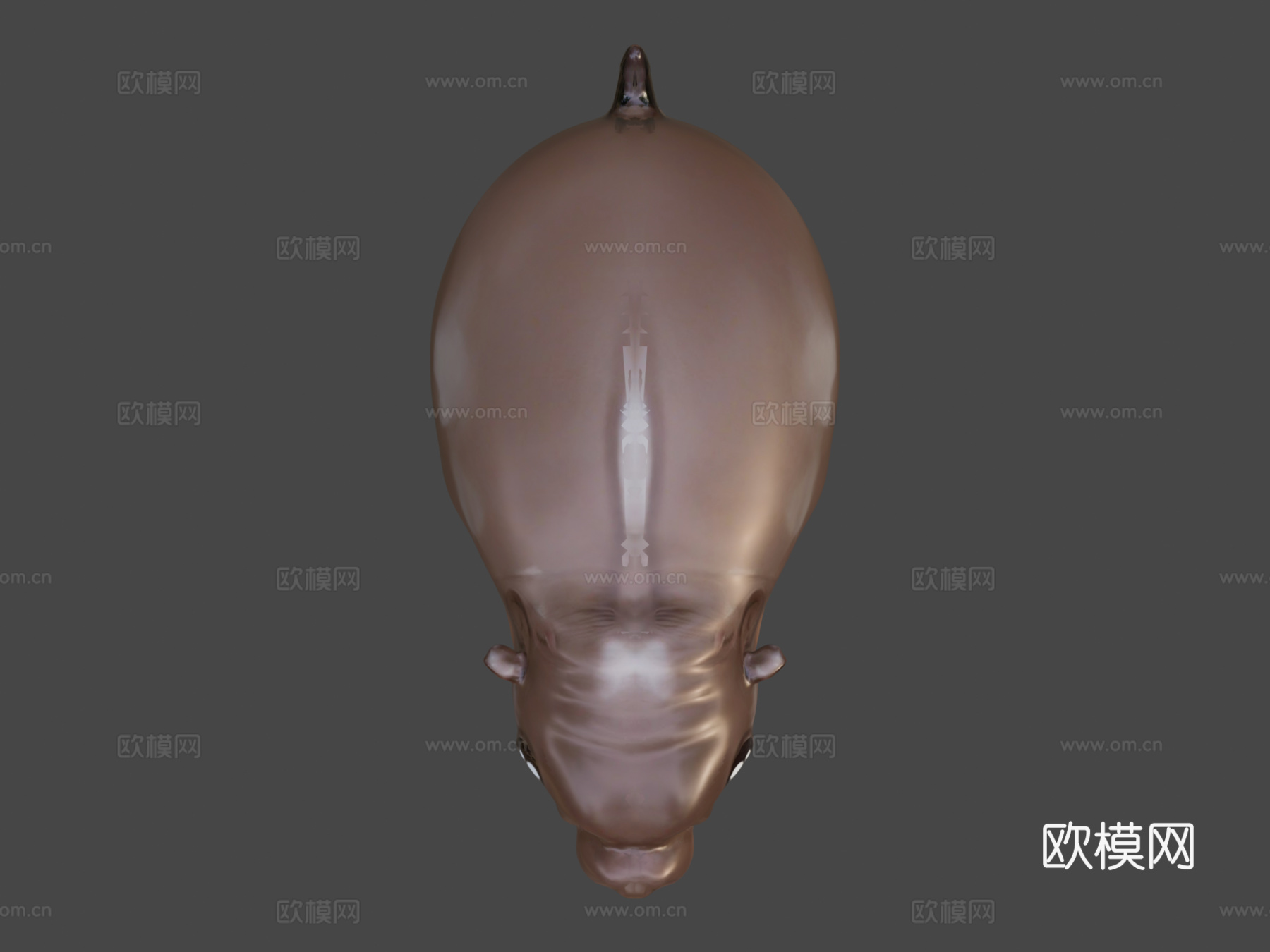 慕登-侏儒河马宝宝3d模型
