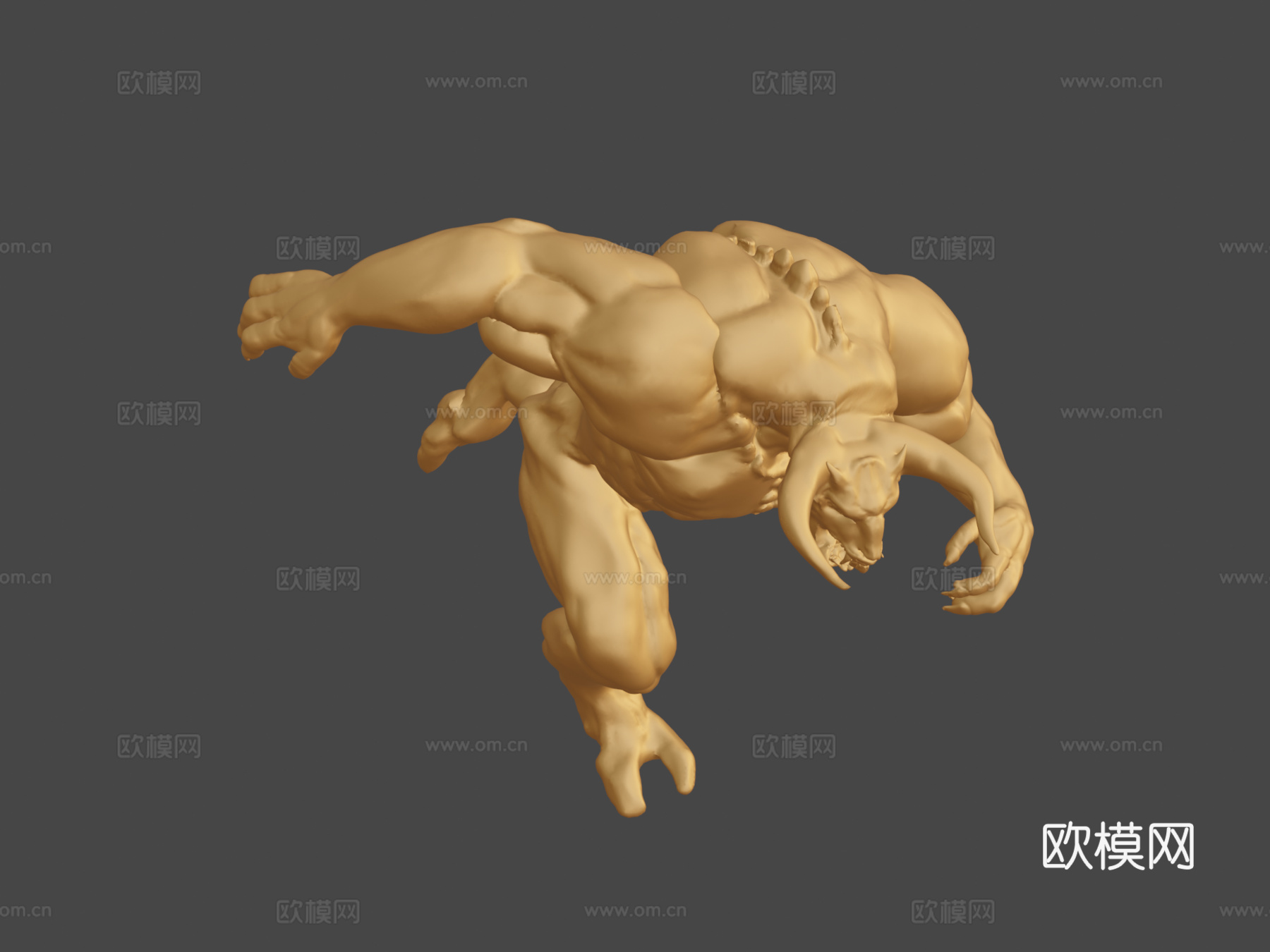 牛头人3d模型