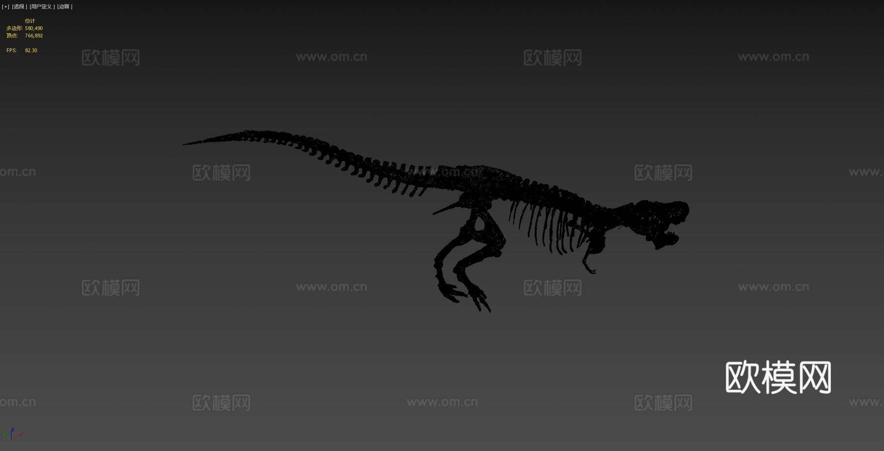 霸王龙3d模型