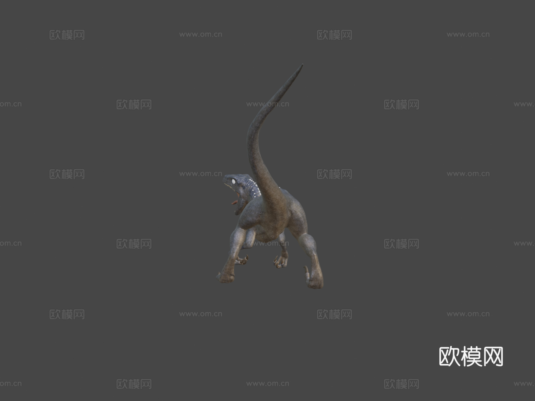迅猛龙3d模型