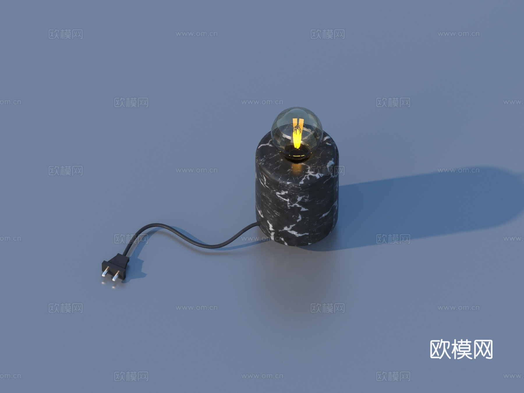 台灯 灯泡 电灯 灯具3d模型