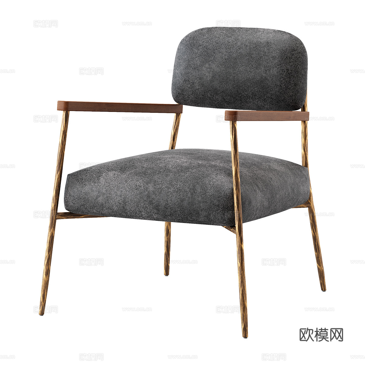 现代简约单人沙发 单人沙发 简约沙发 休闲沙发3d模型