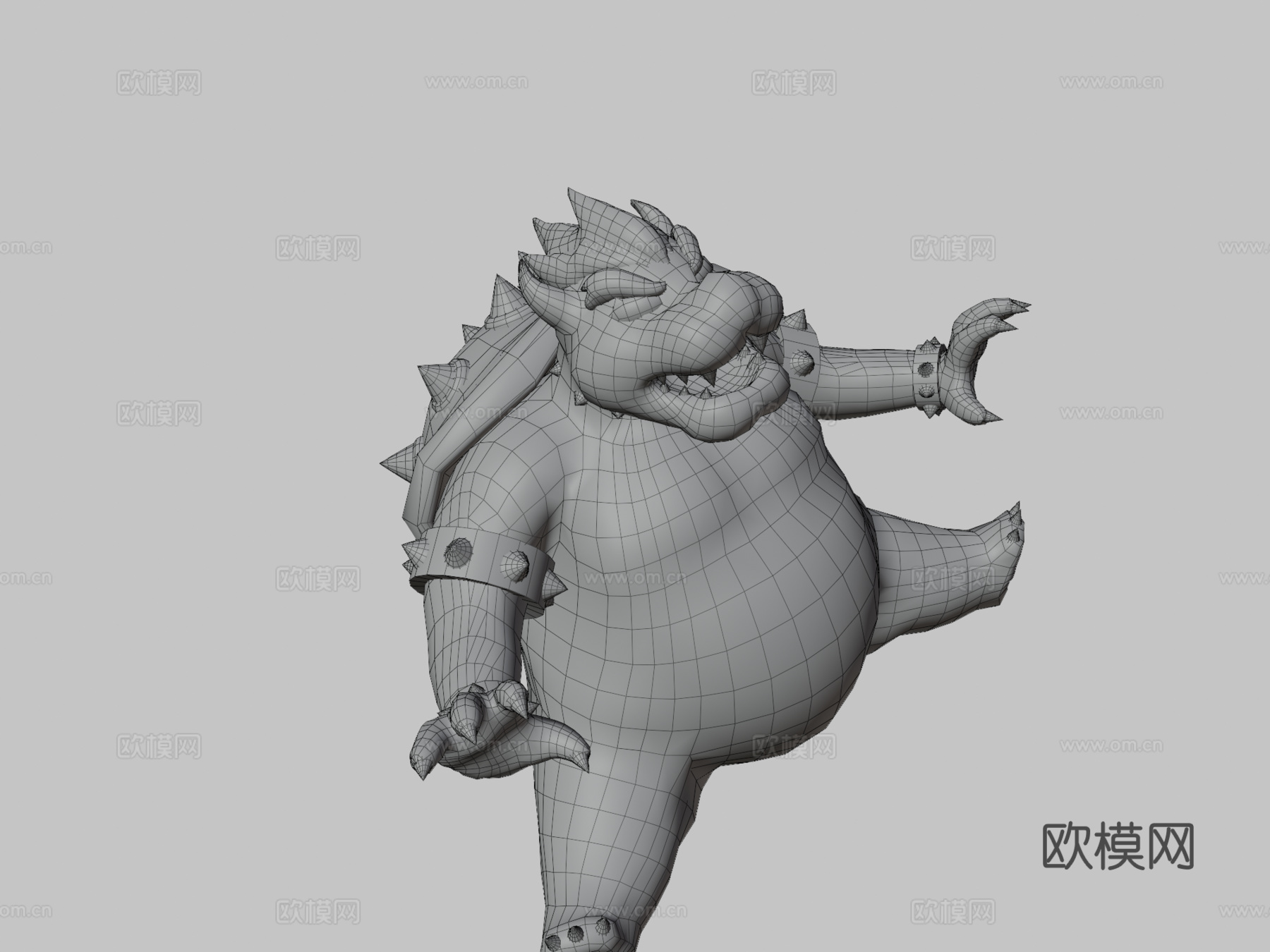 胖库巴3d模型