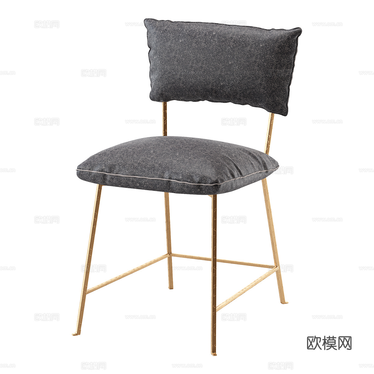 现代简约椅子 轻奢椅子 单人椅子 餐厅椅子3d模型