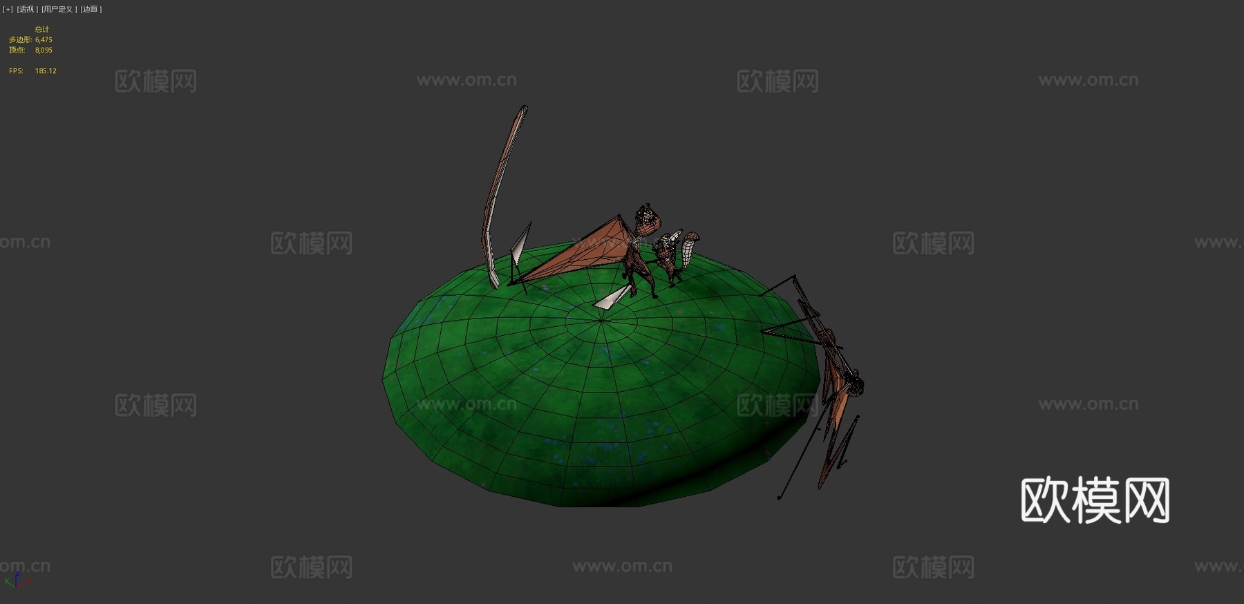 松鼠动画包3d模型