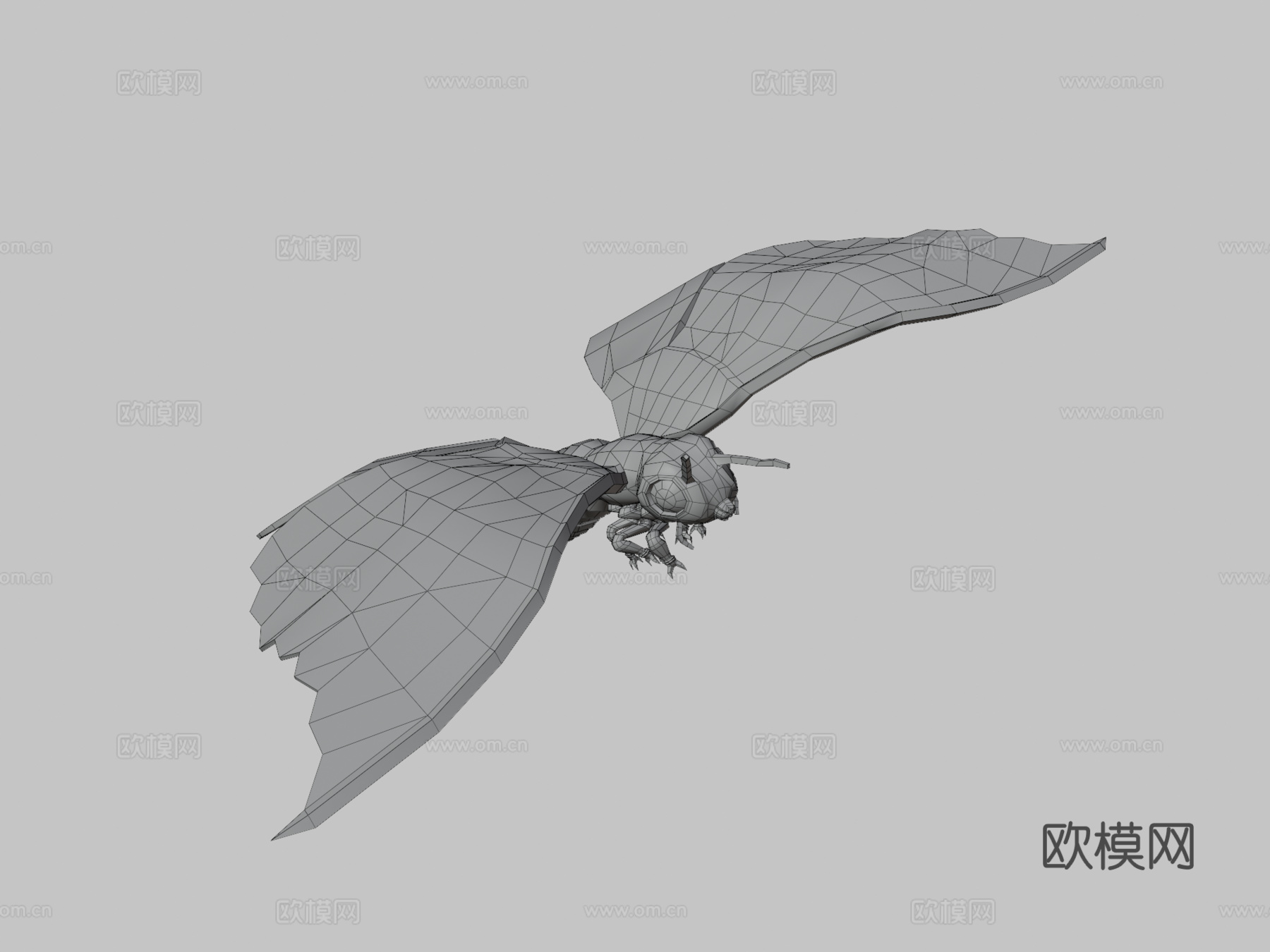 摩斯拉3d模型