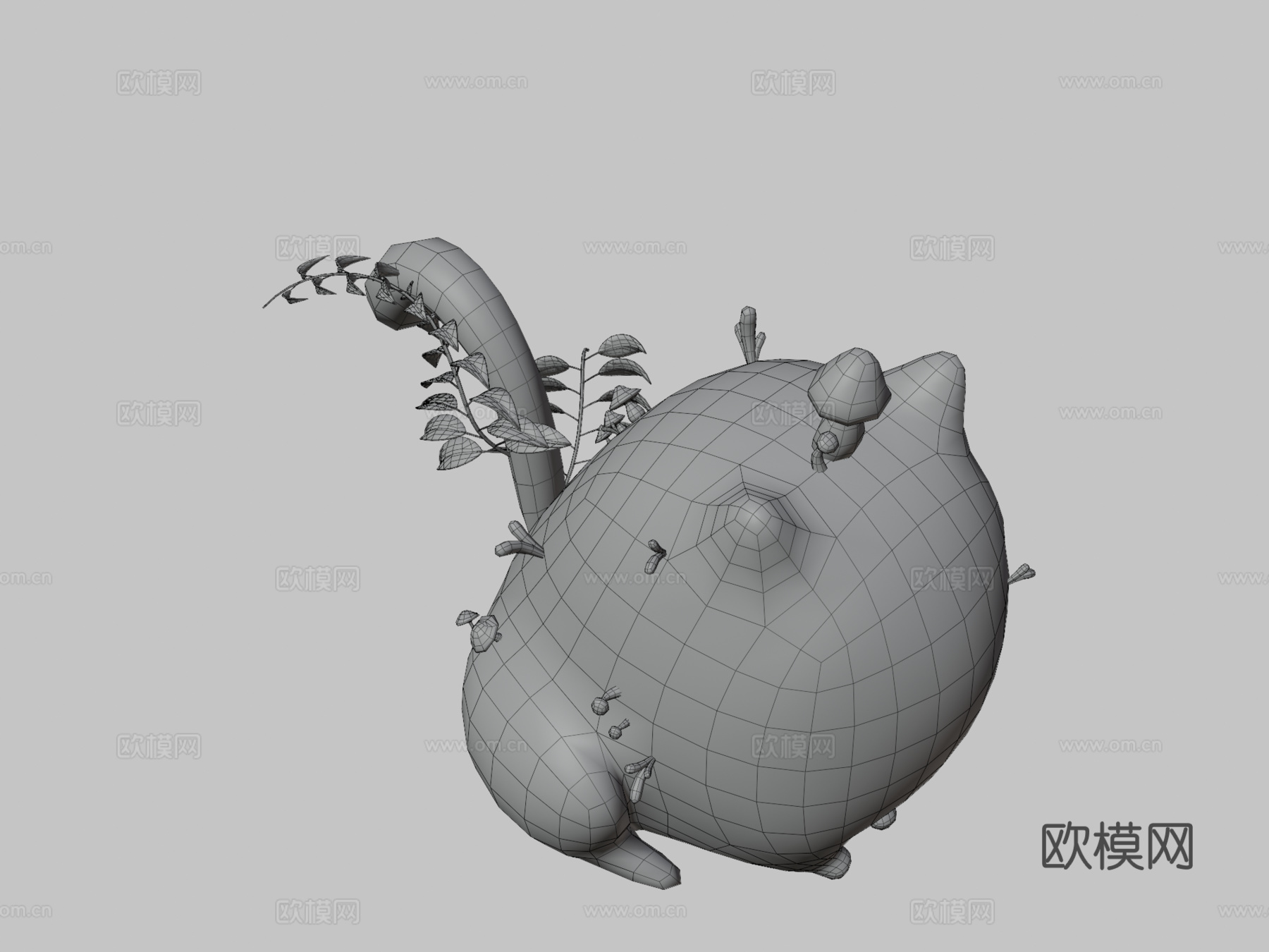 可爱小猫3d模型