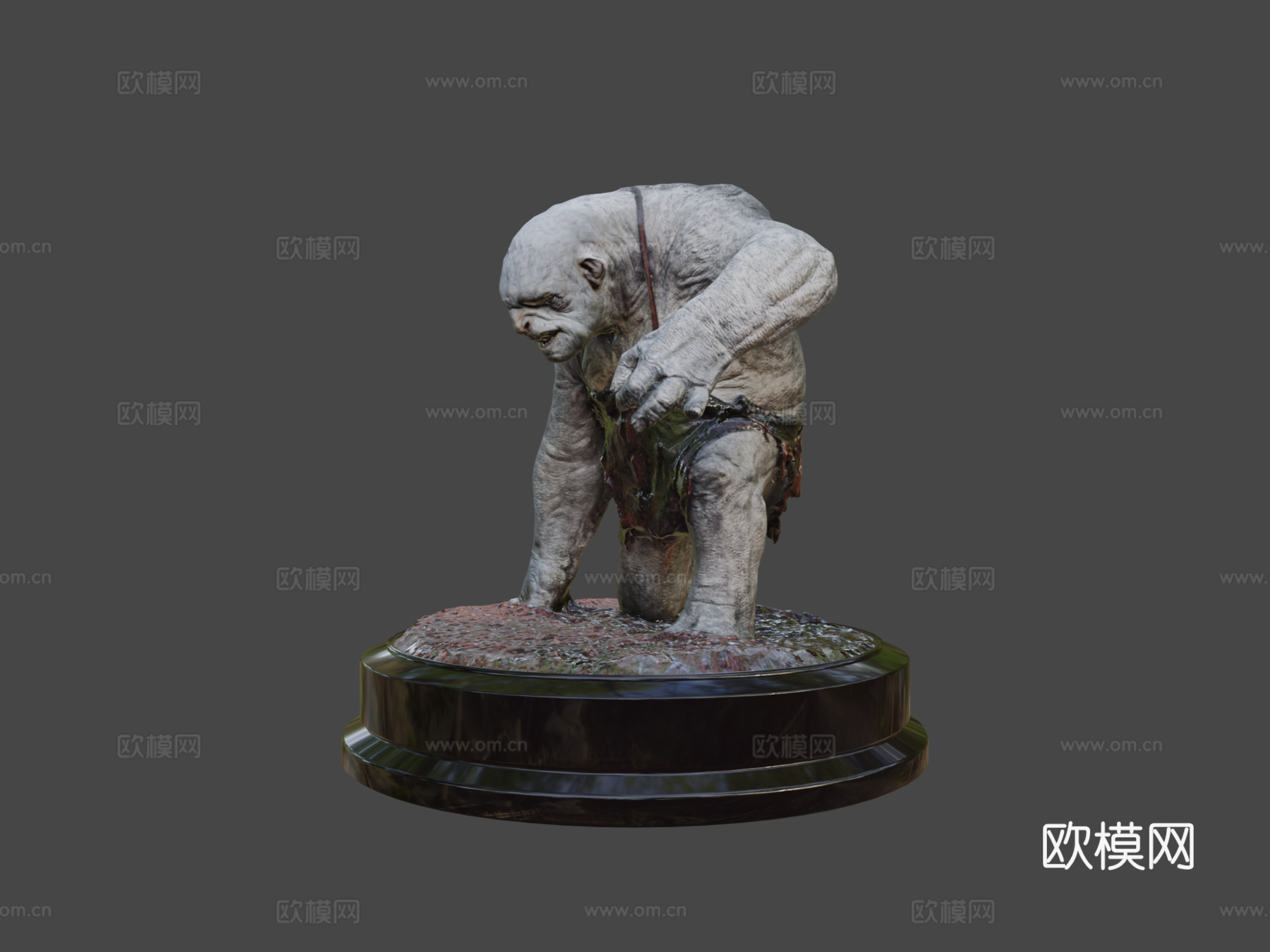 威塔洞穴巨魔伯特3d模型