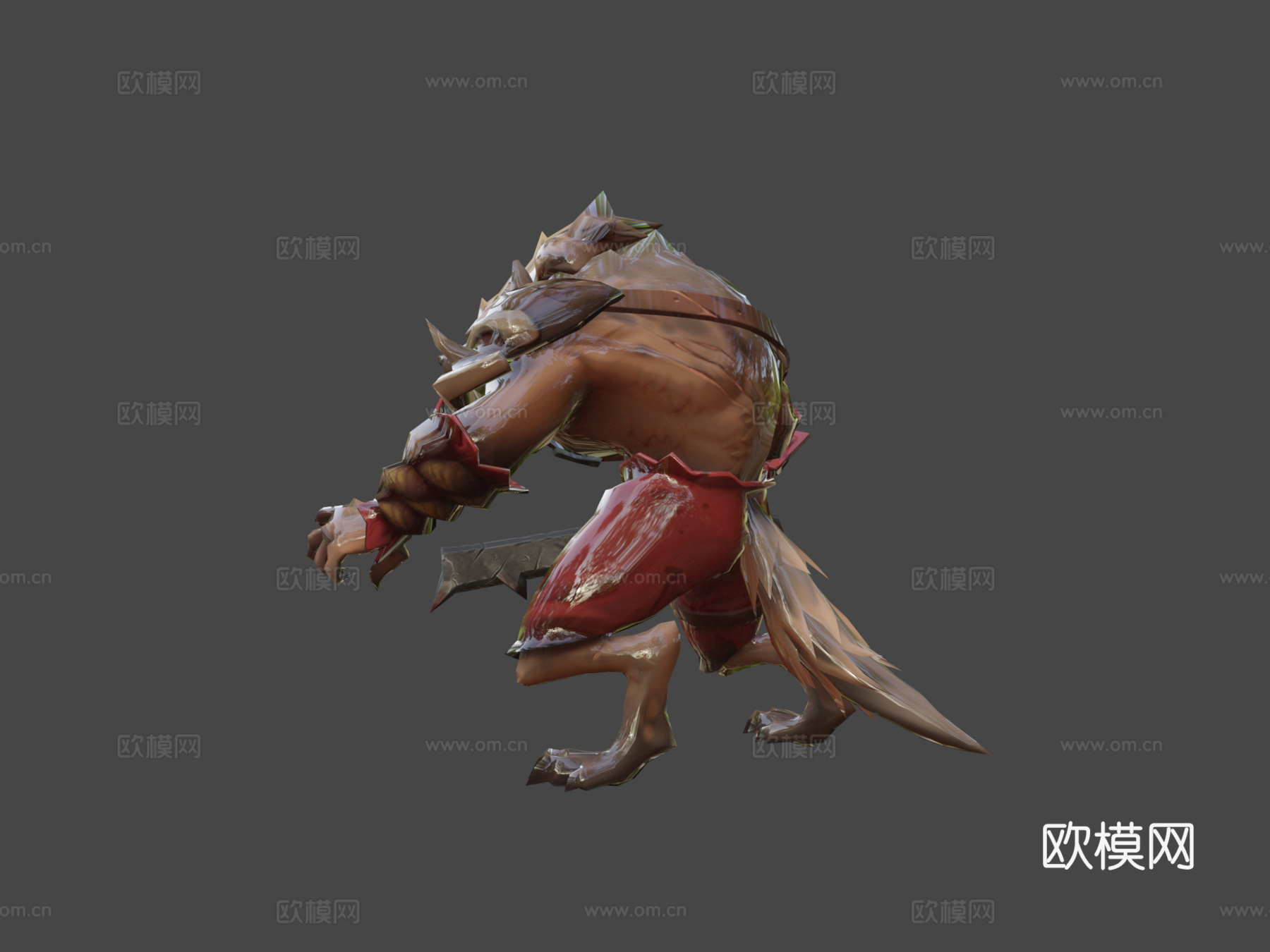 豺狼人 - 亵渎3d模型3d模型