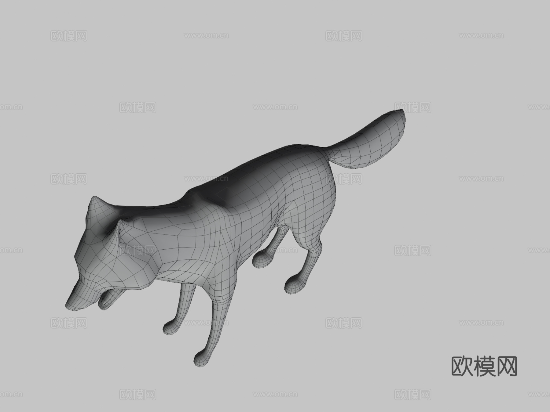 狐狸3d模型