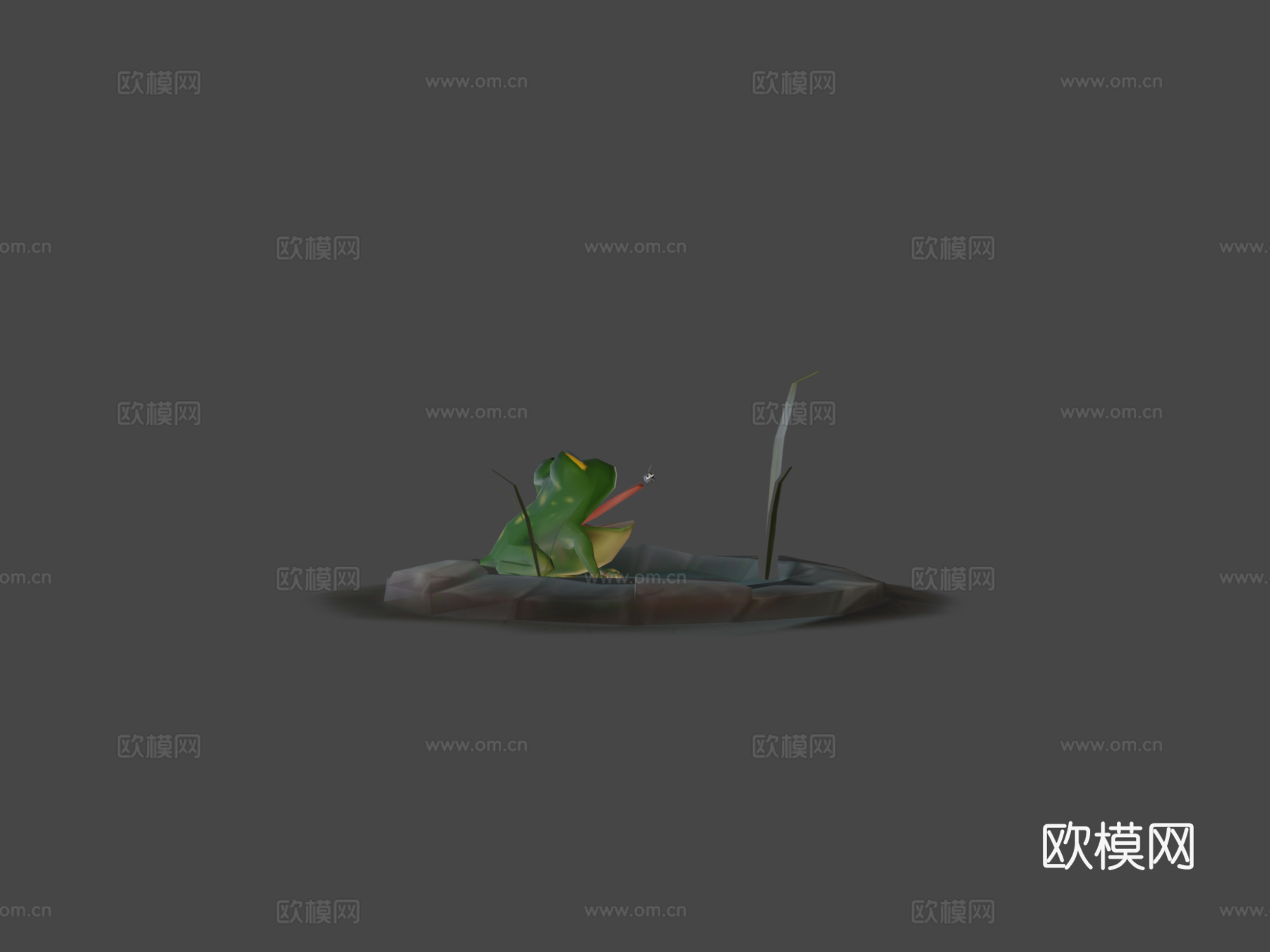 青蛙3d模型