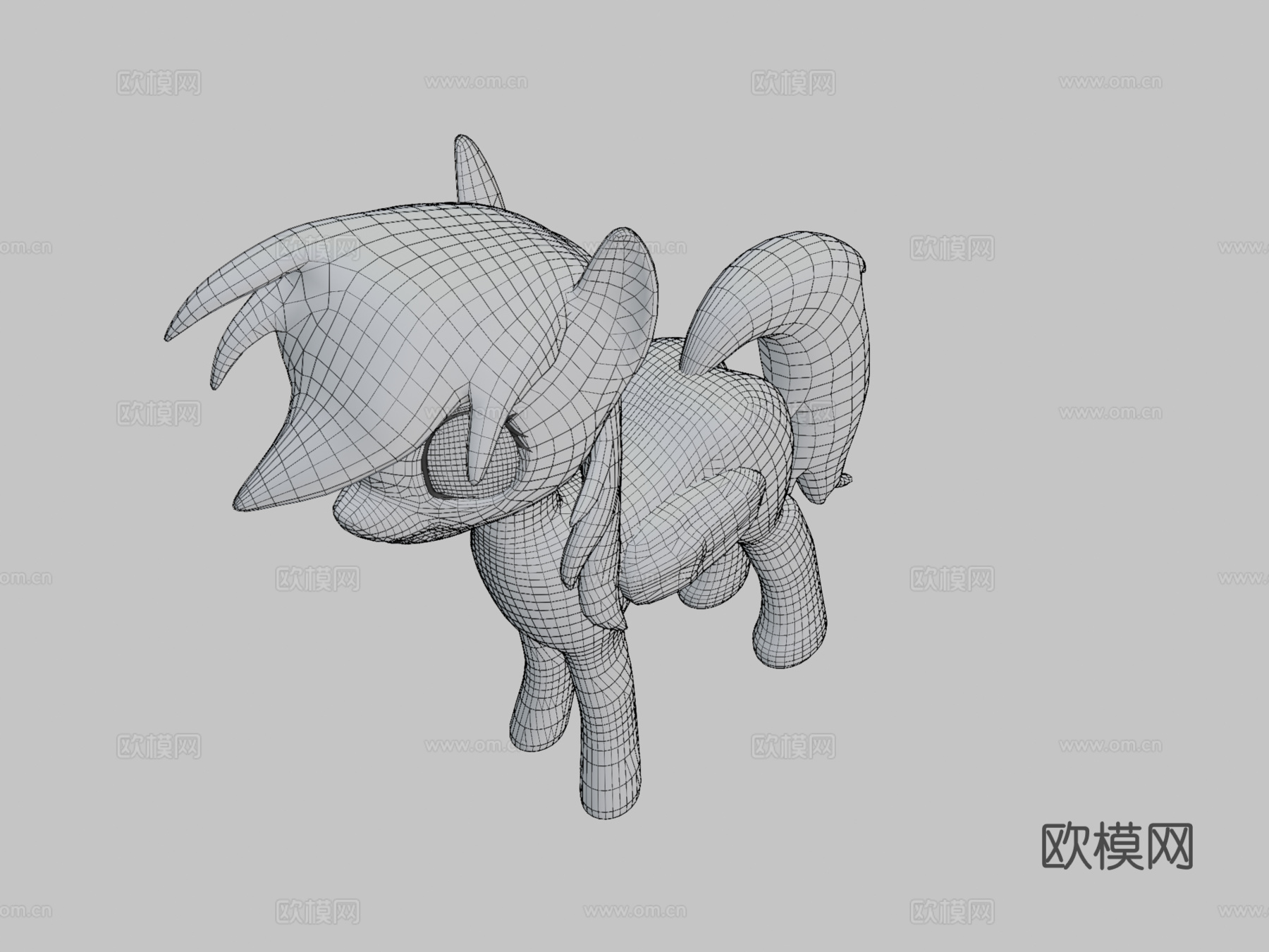 彩虹小马(胡安·加西亚·韦索(NekoKawaii11))3d模型