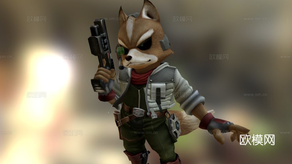 狐狸3d模型