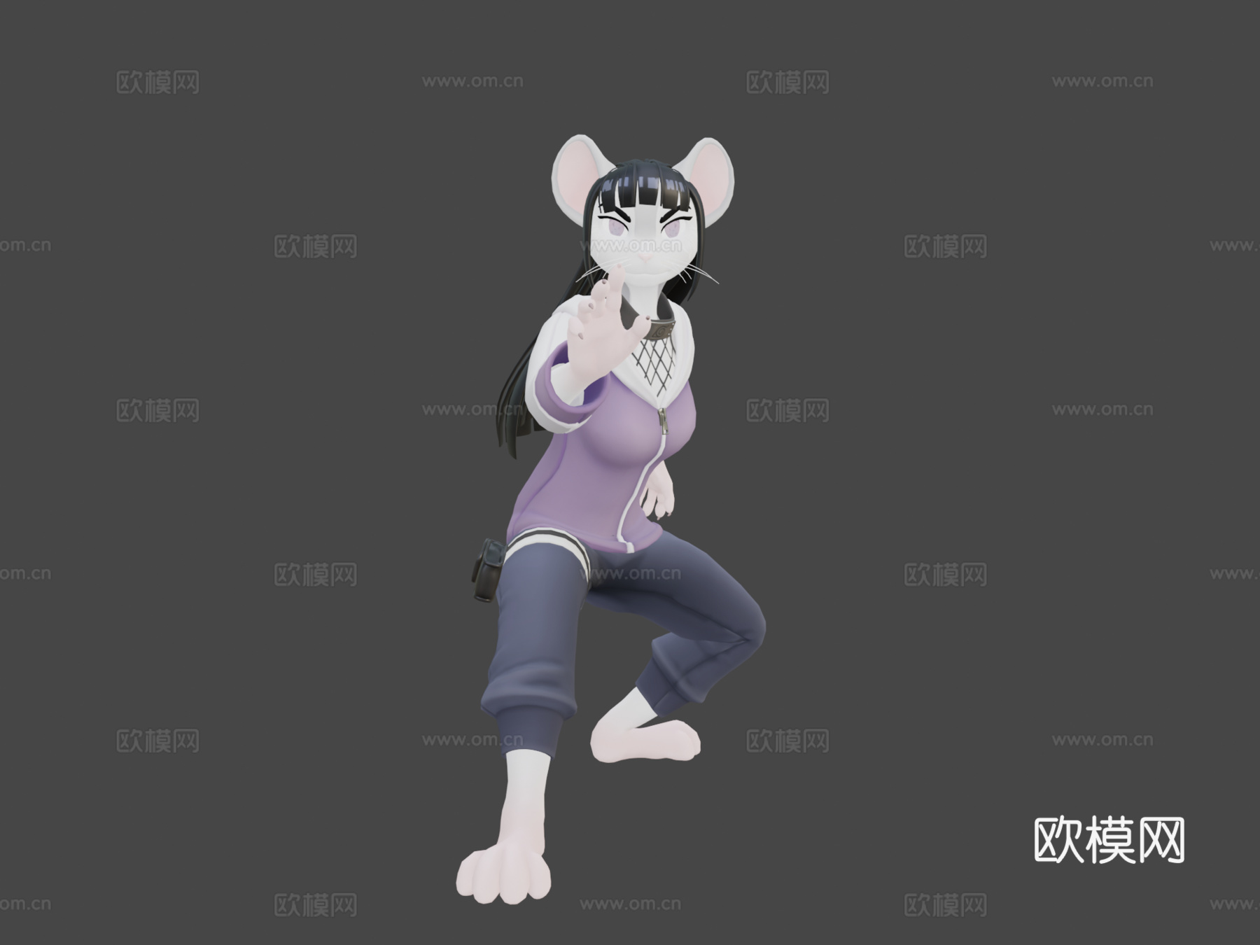 老鼠~VRChat雏田皮肤3d模型