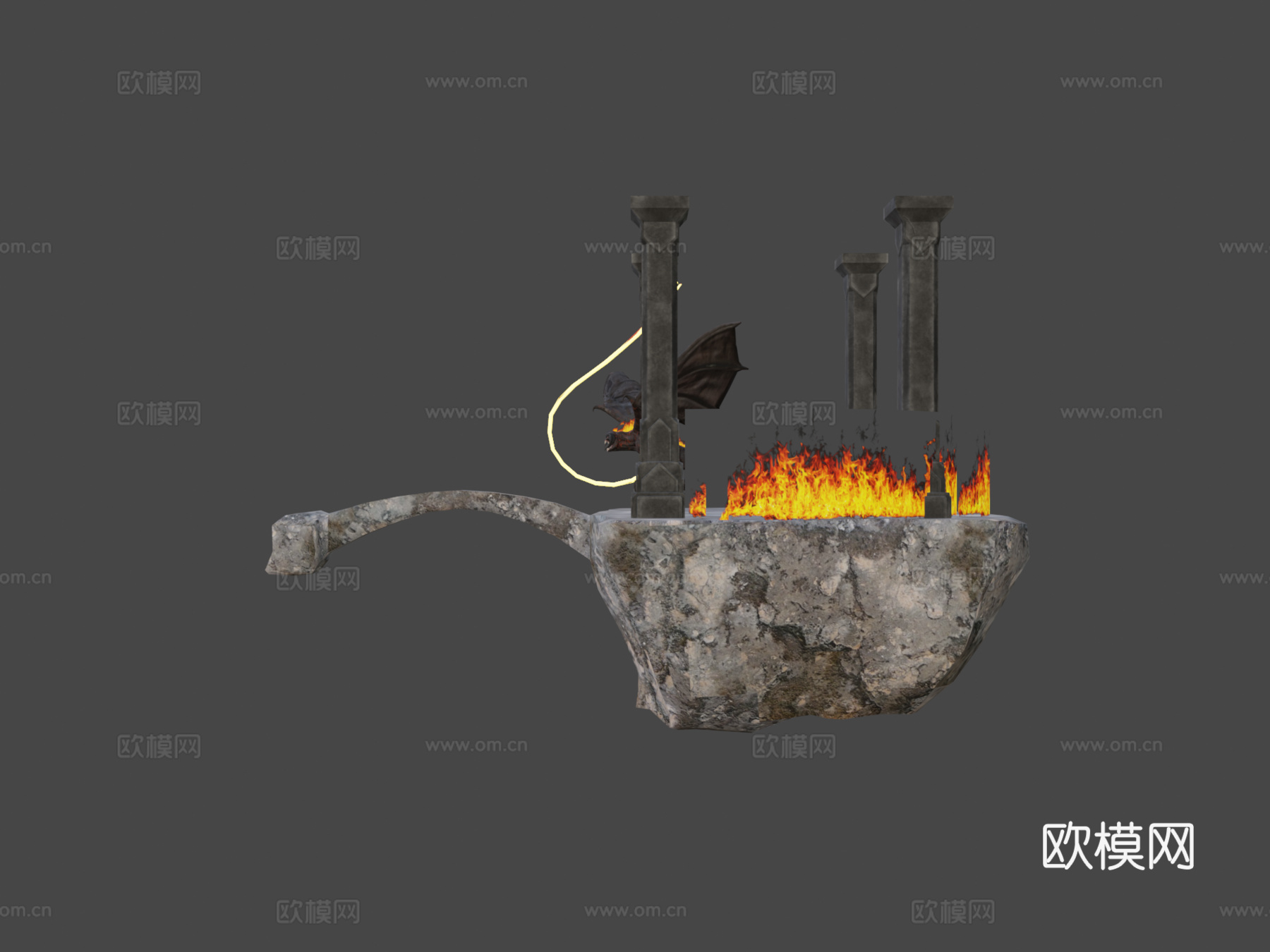 魔苟斯的炎魔3d模型