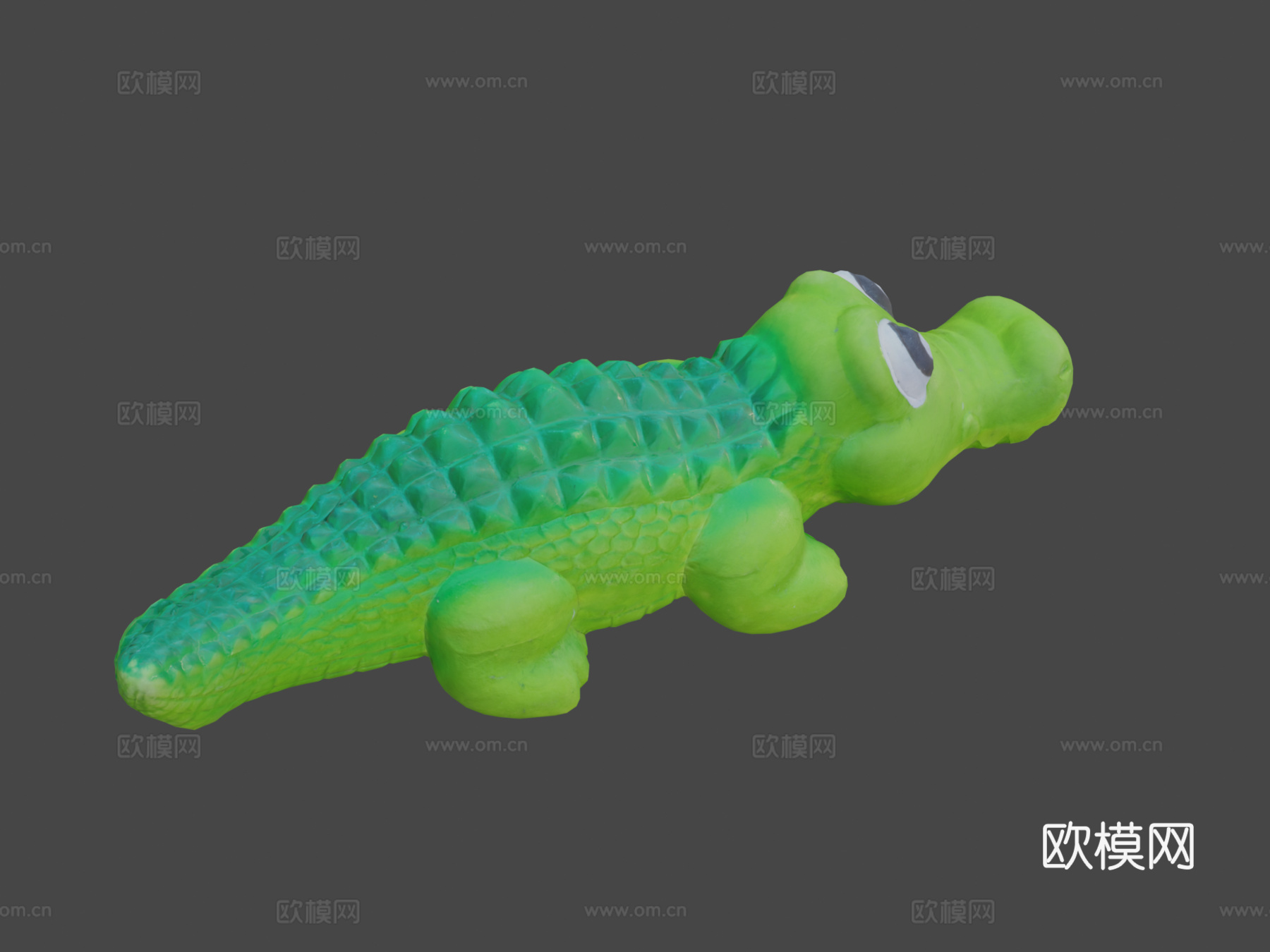 鳄鱼狗玩具3D扫描3d模型