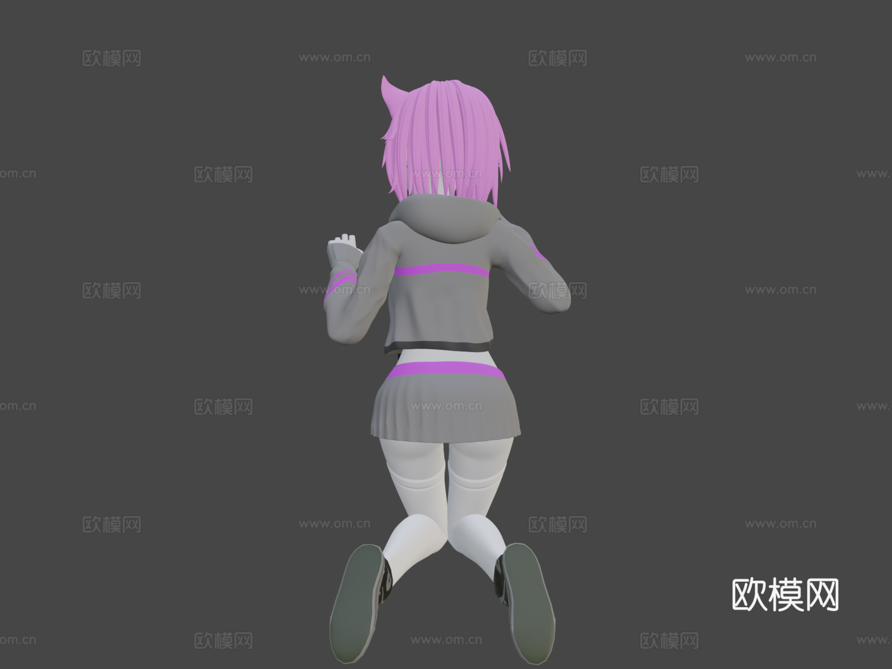 猫女3d模型