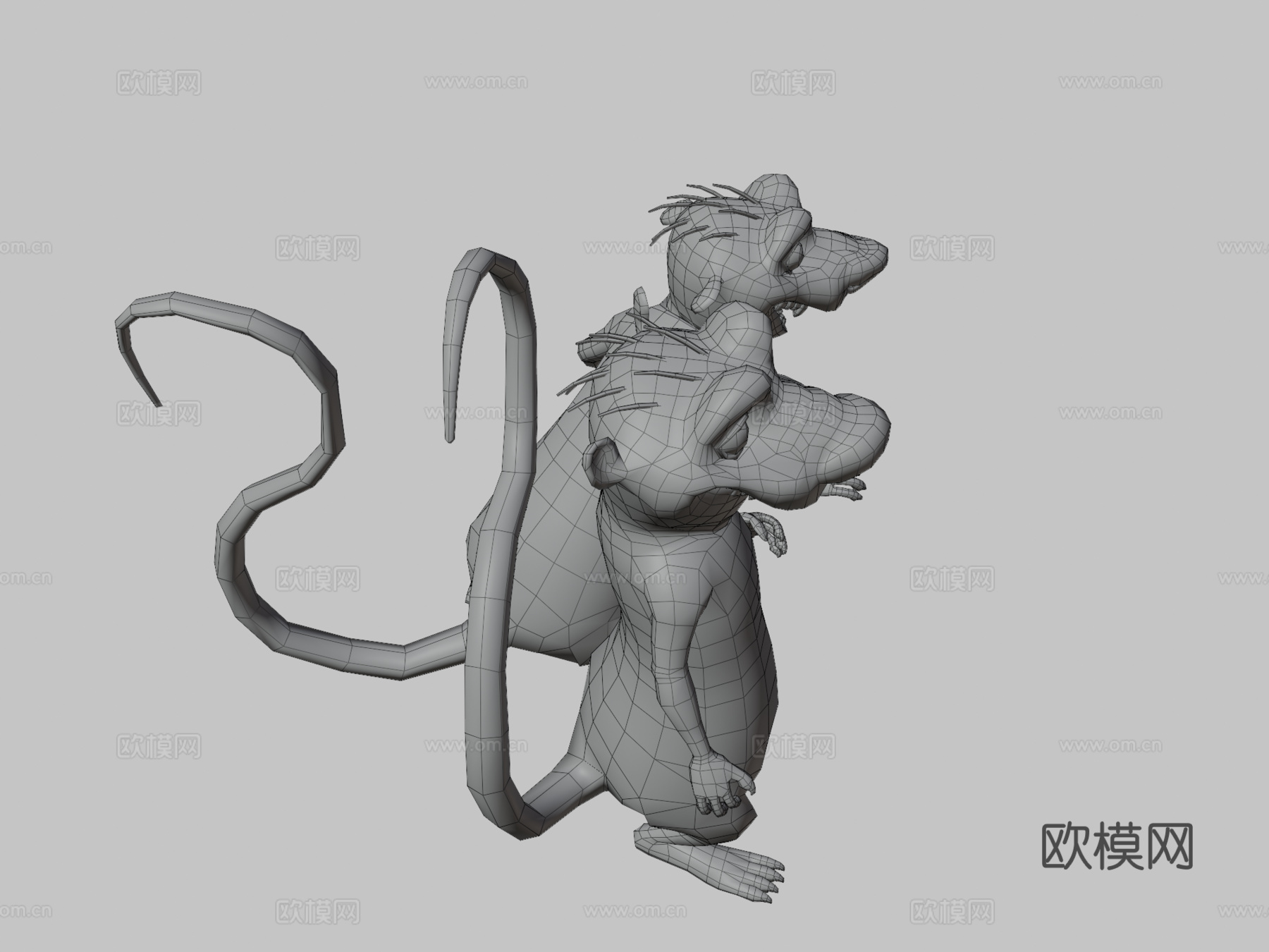 碰撞与艾迪3d模型
