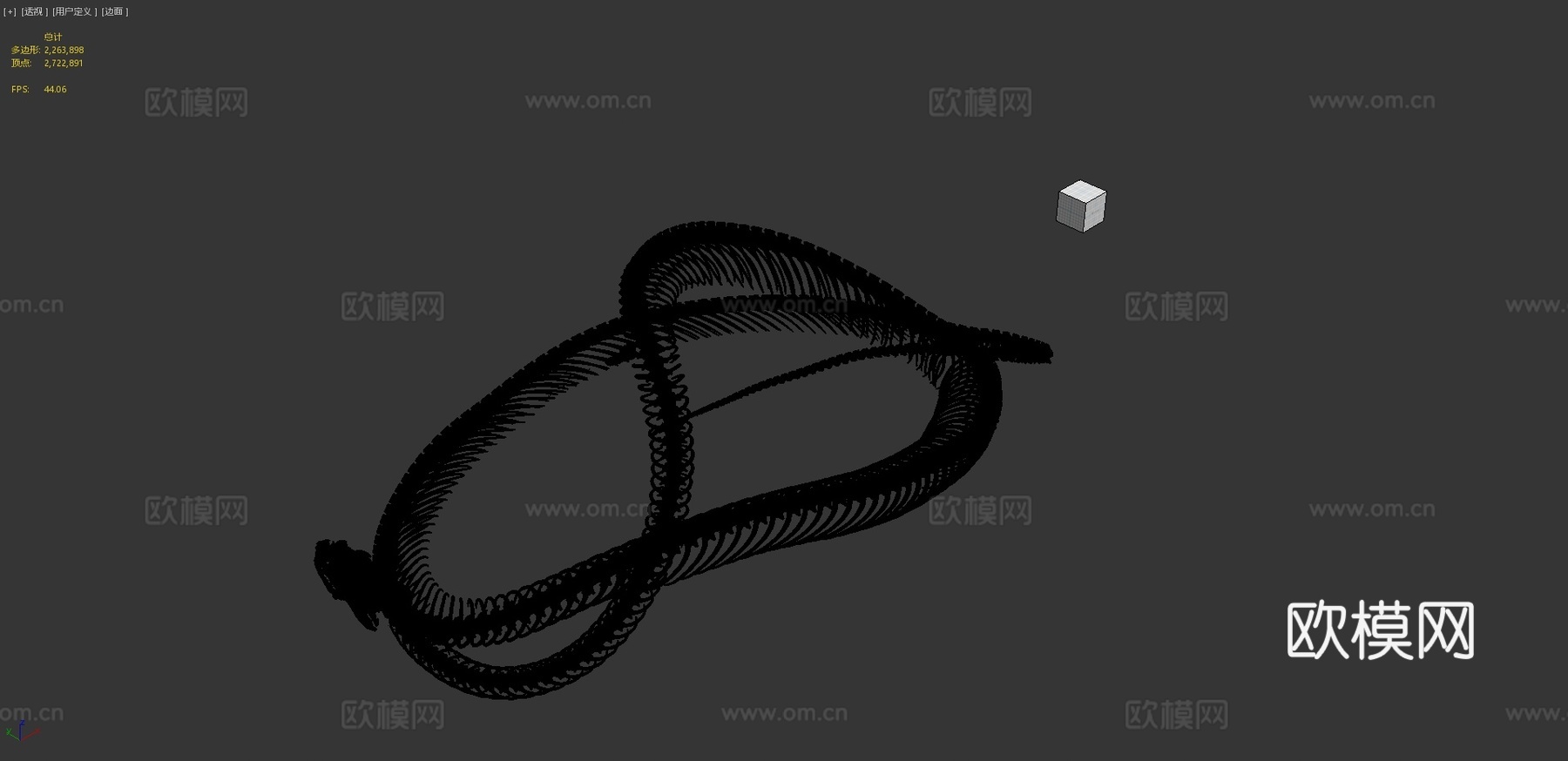 縞蛇?CT扫描?条纹蛇3d模型