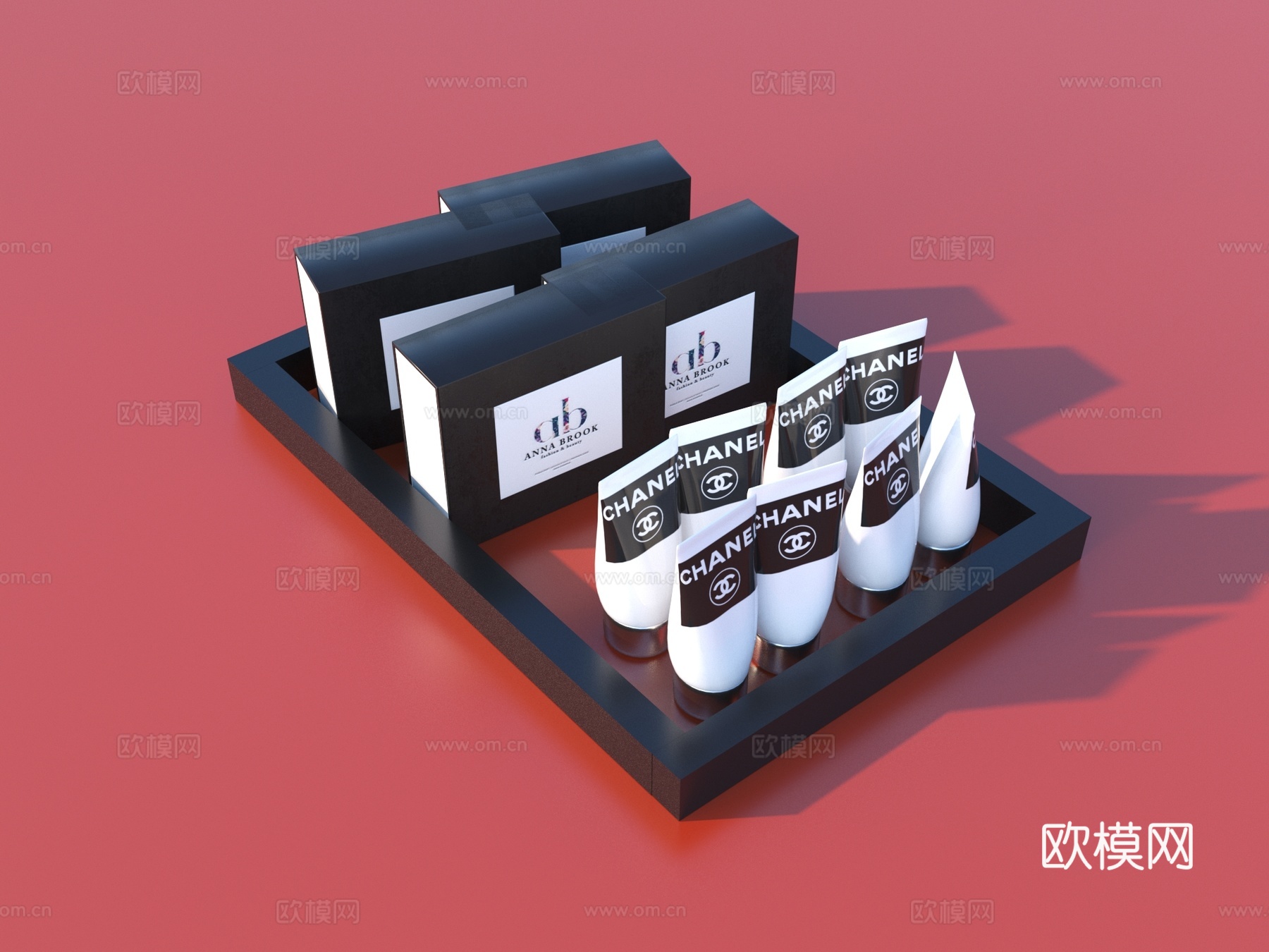 化妆品 摆件 生活用品3d模型