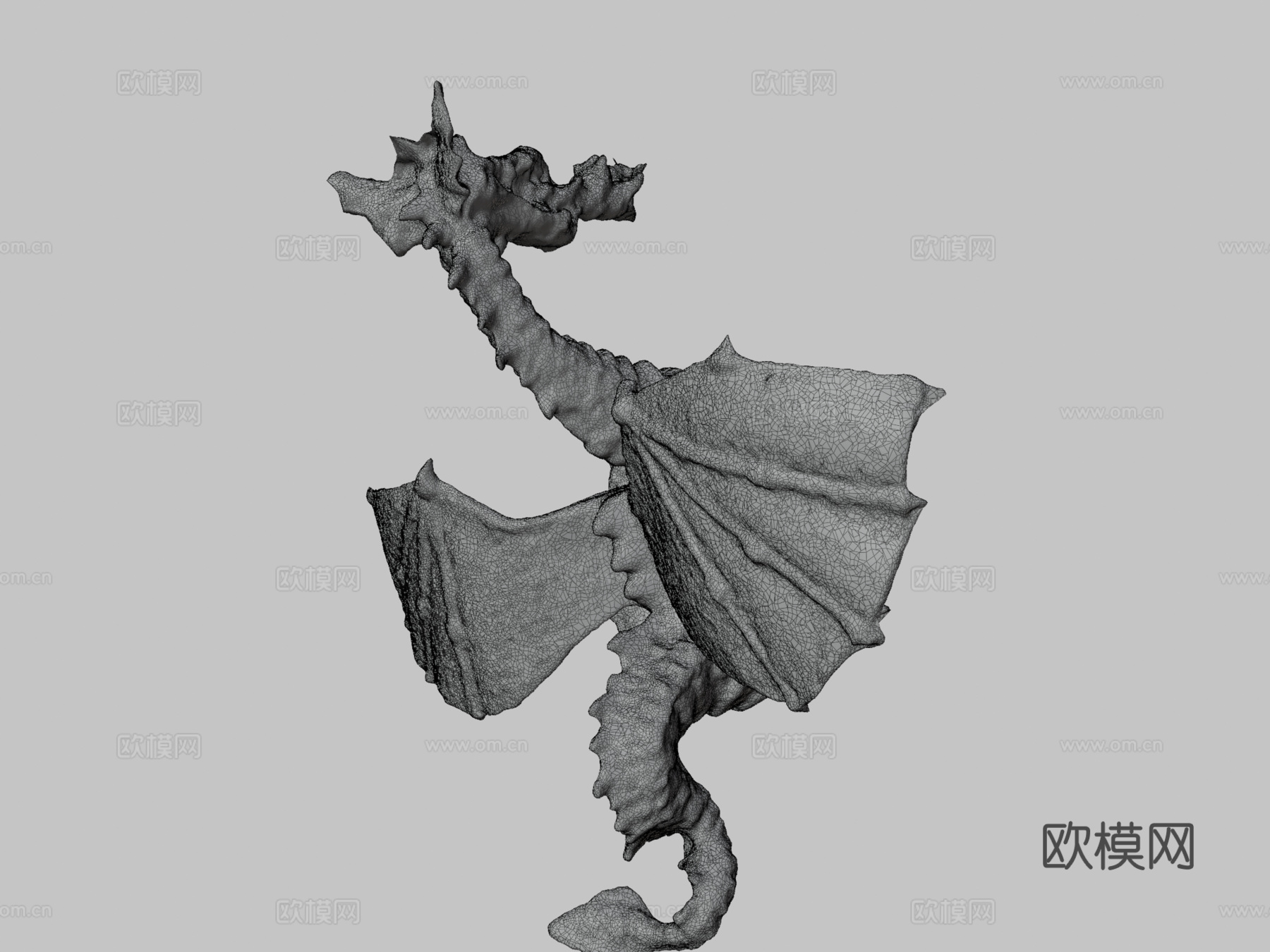 龙3D扫描3d模型