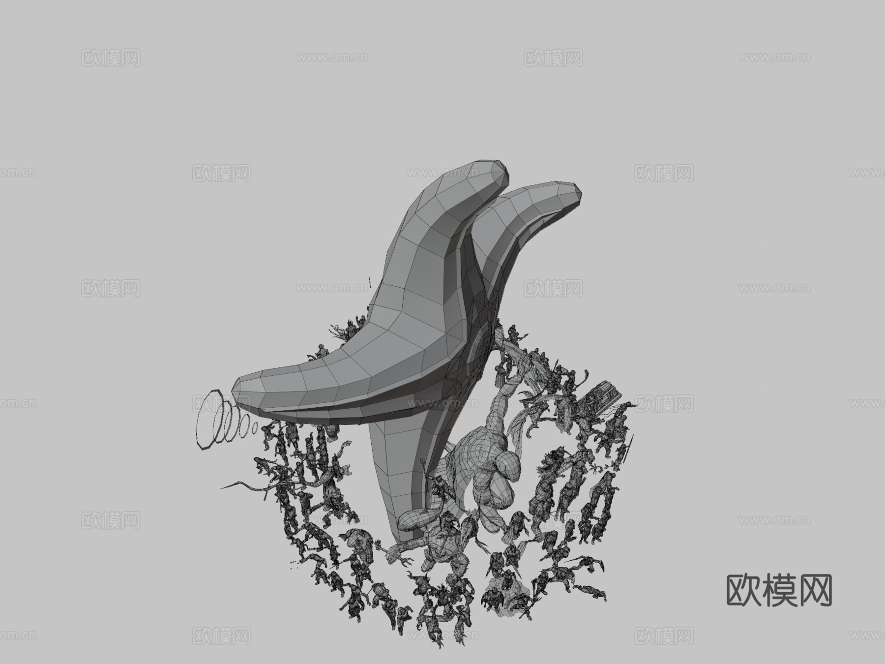 DCEU角色拼贴3d模型