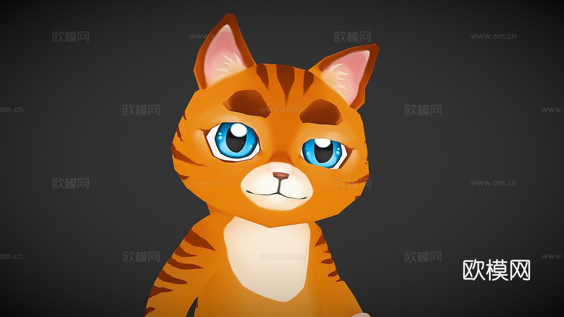 卡通猫3d模型