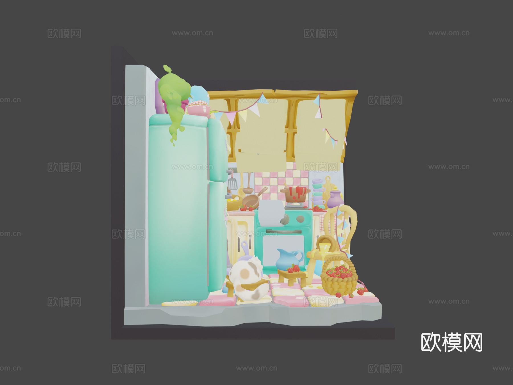DAE婴儿床 - 特别日3d模型
