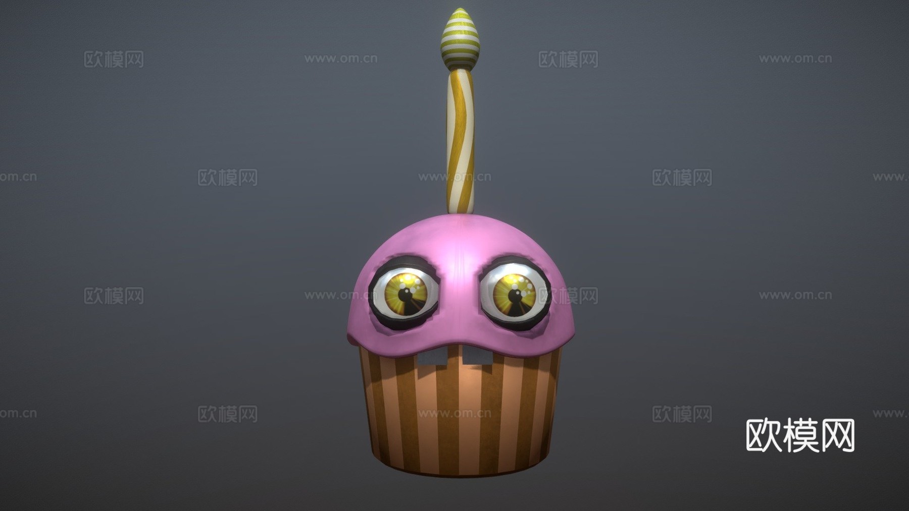 玩具熊的五夜后宫1杯子蛋糕3d模型