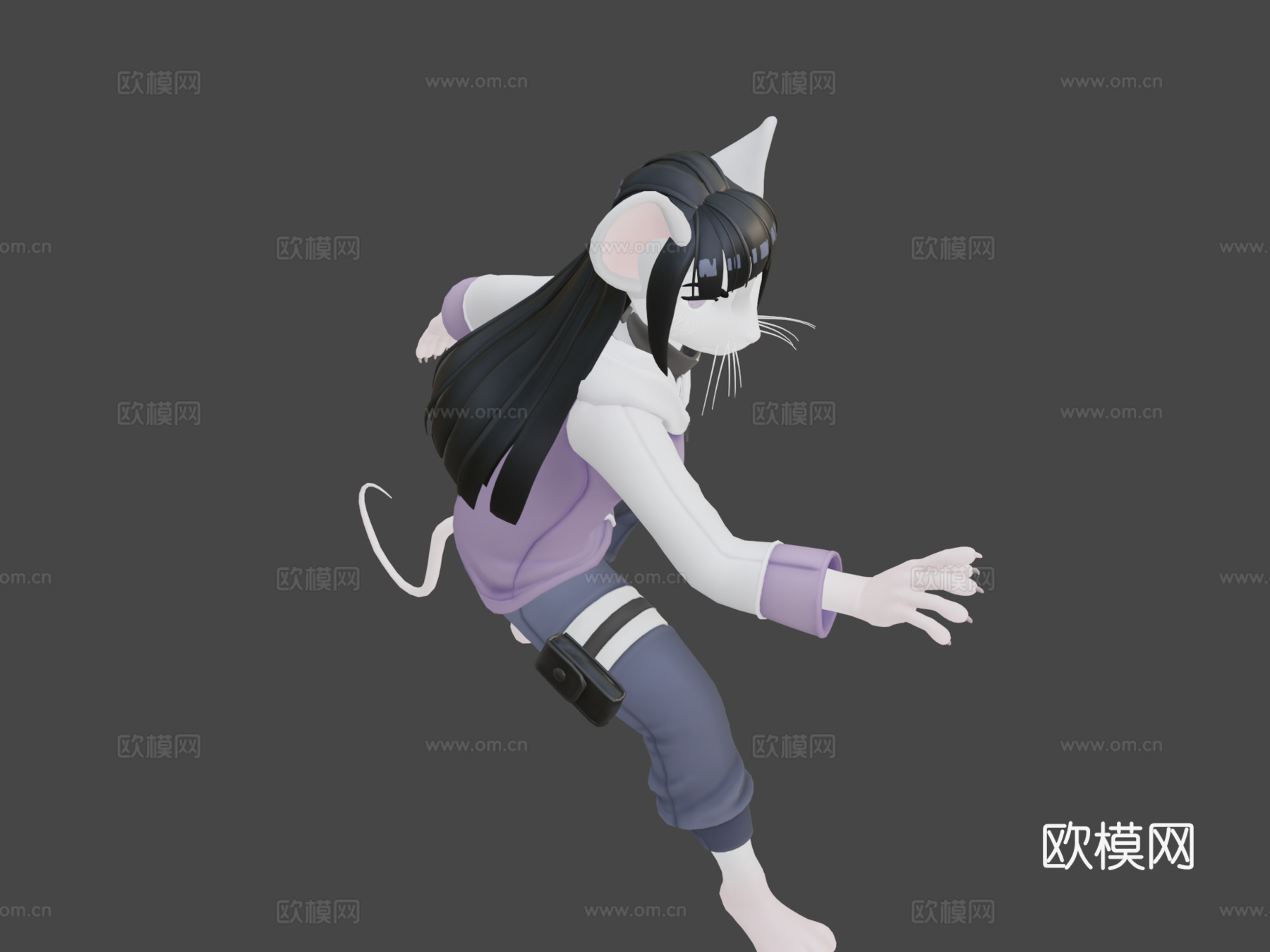 老鼠~VRChat雏田皮肤3d模型