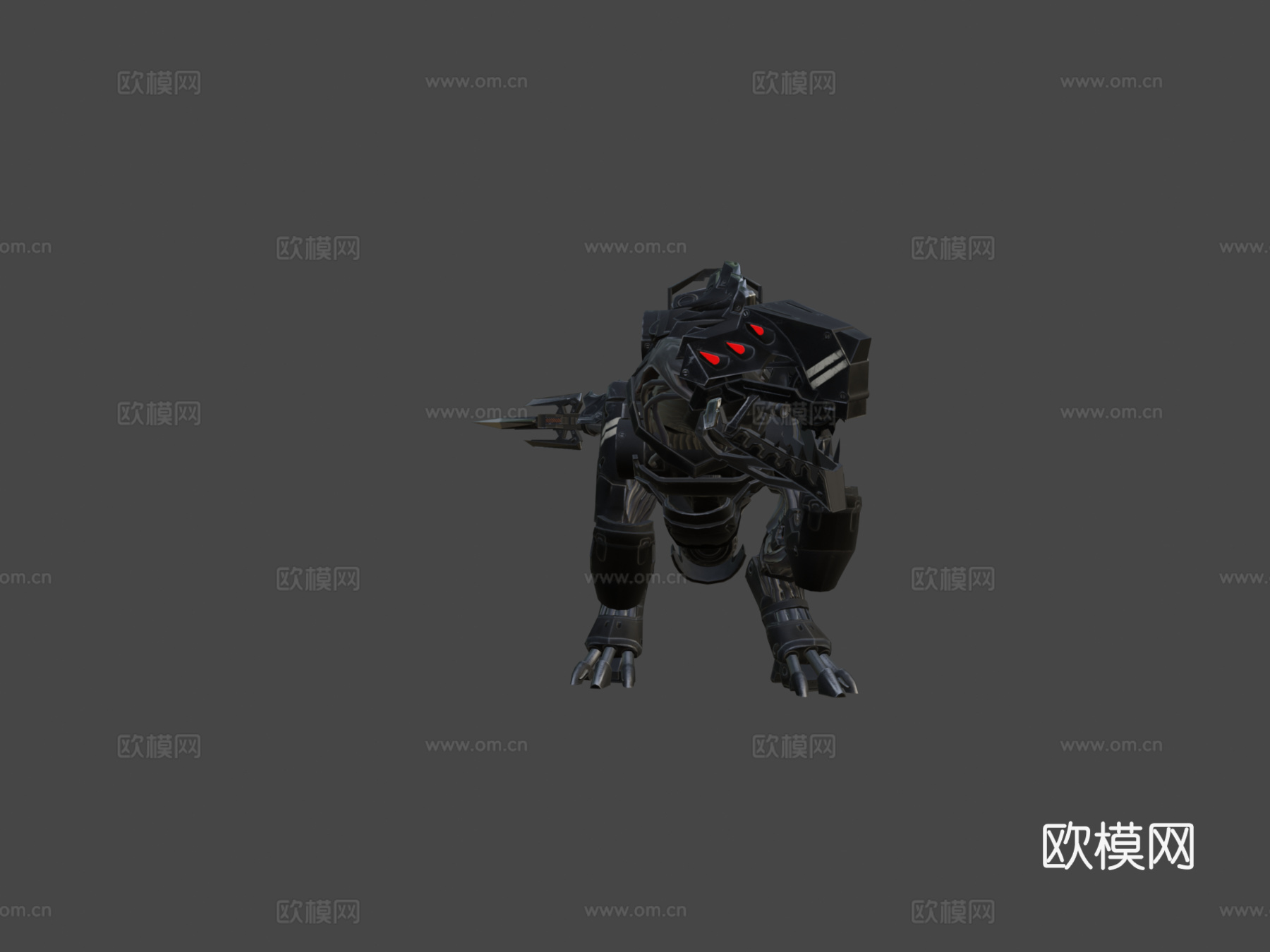 暴龙机甲3d模型