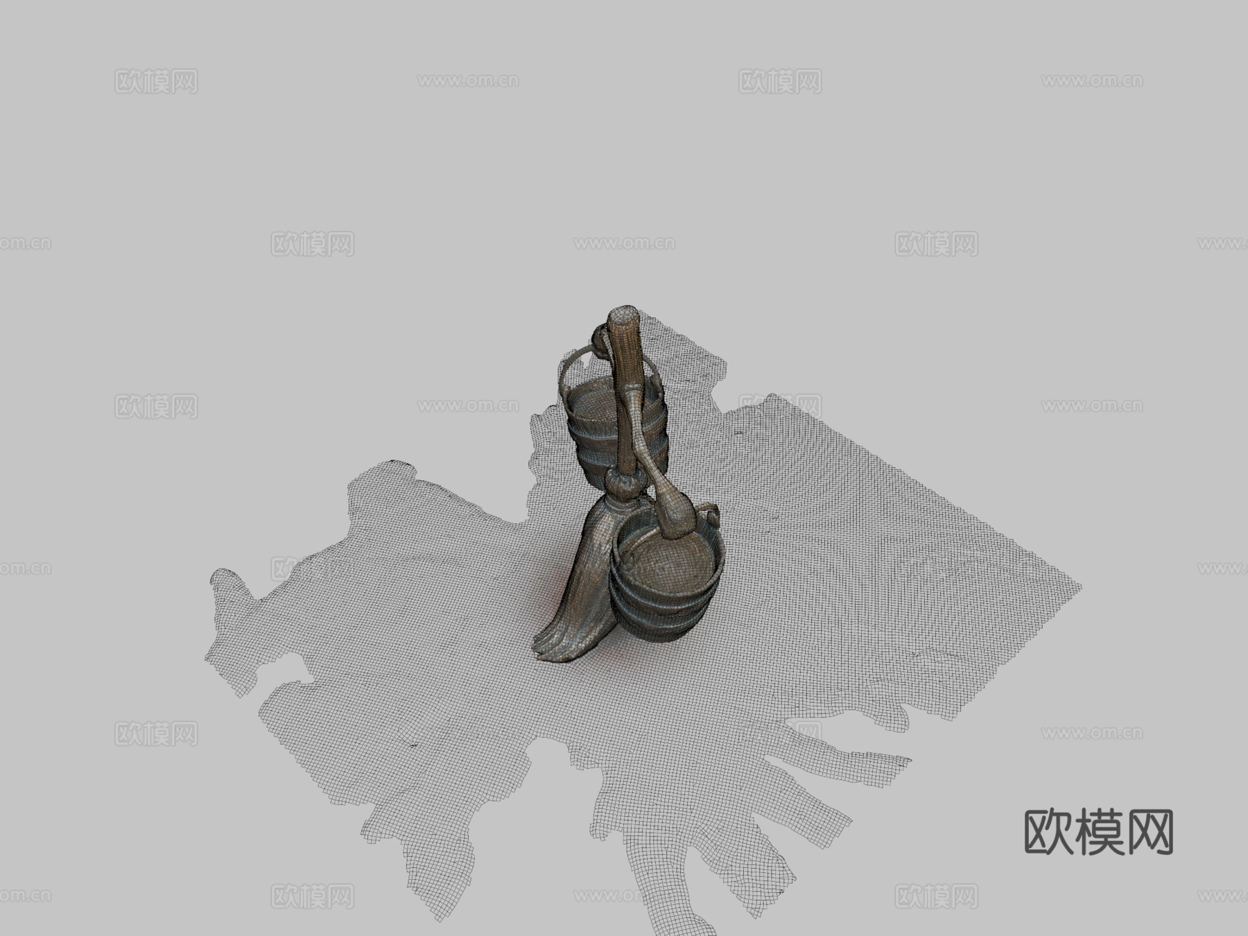 幻想曲魔法扫帚3d模型