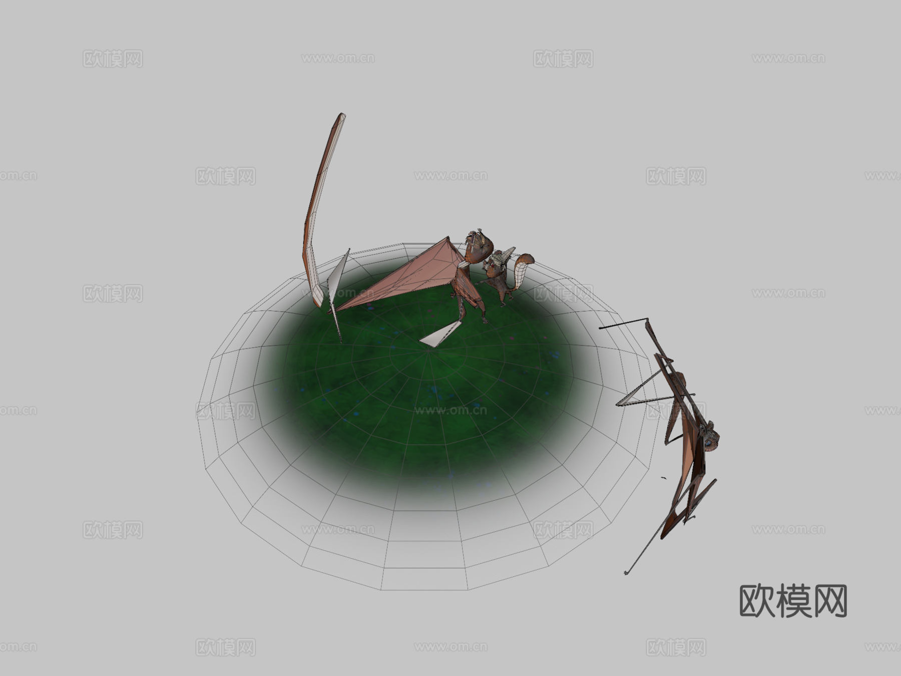 松鼠动画包3d模型