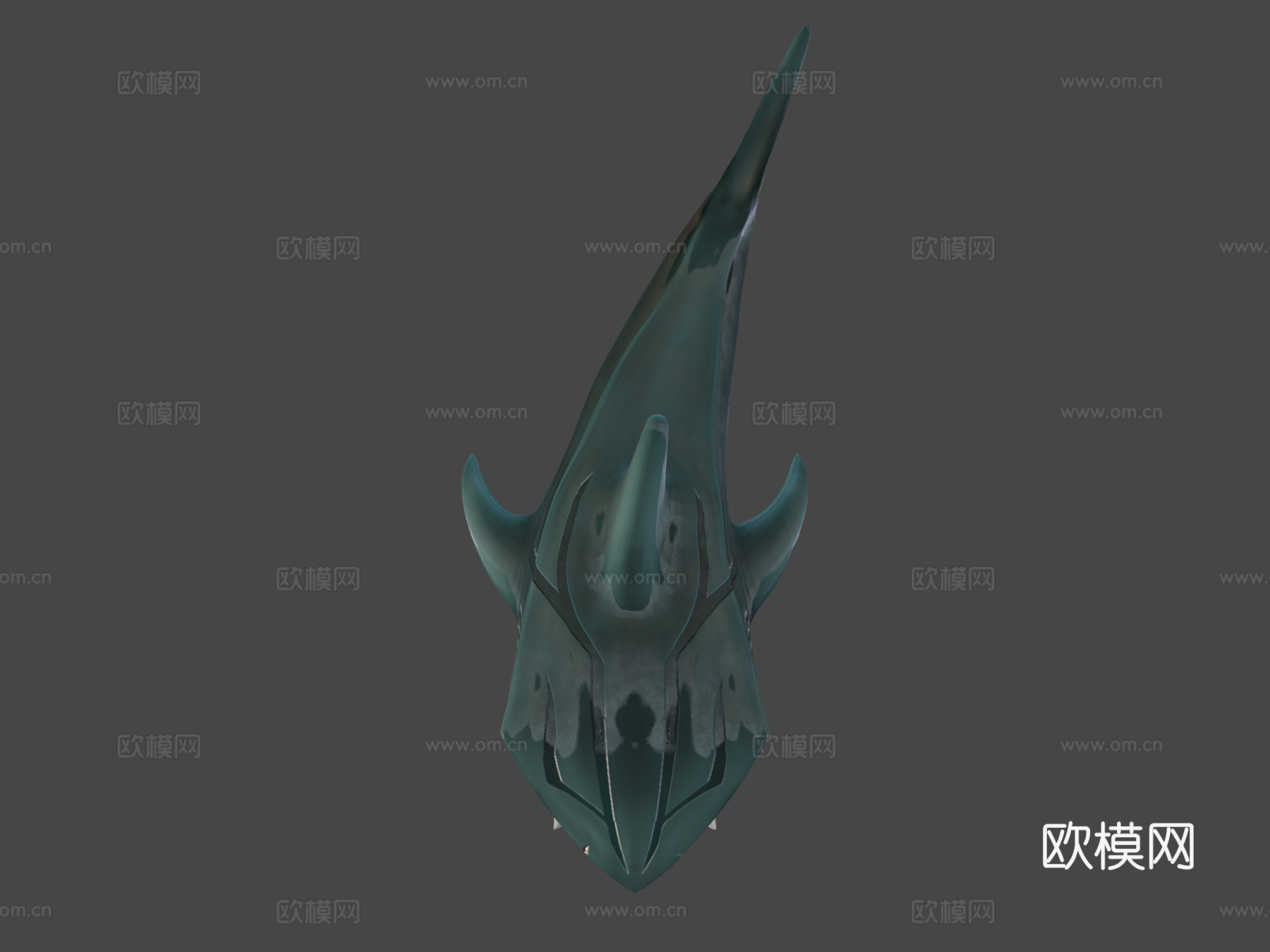卡通鲨鱼3d模型