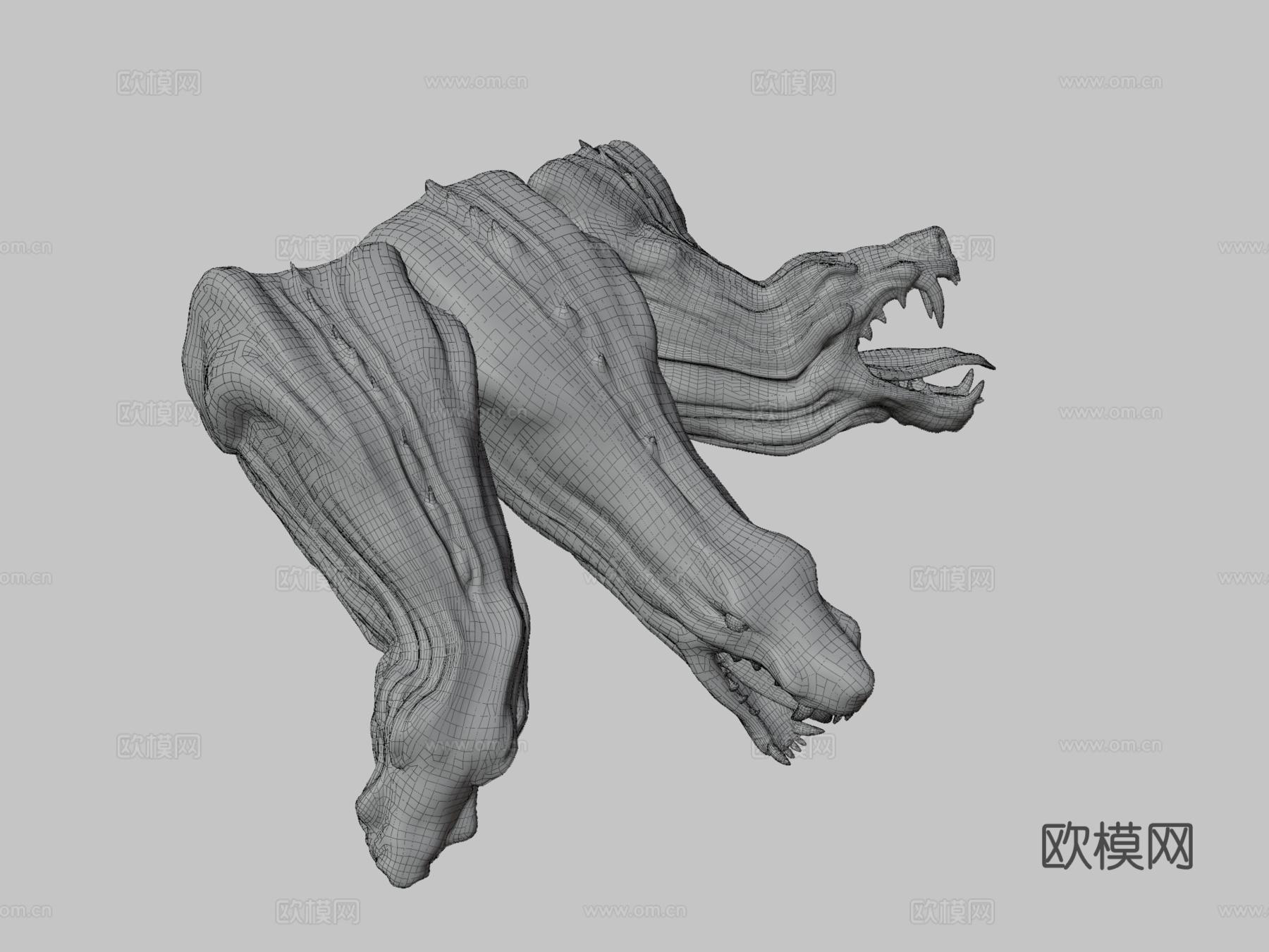 地狱三头犬(被诱惑的鸽子(西安骑士))3d模型
