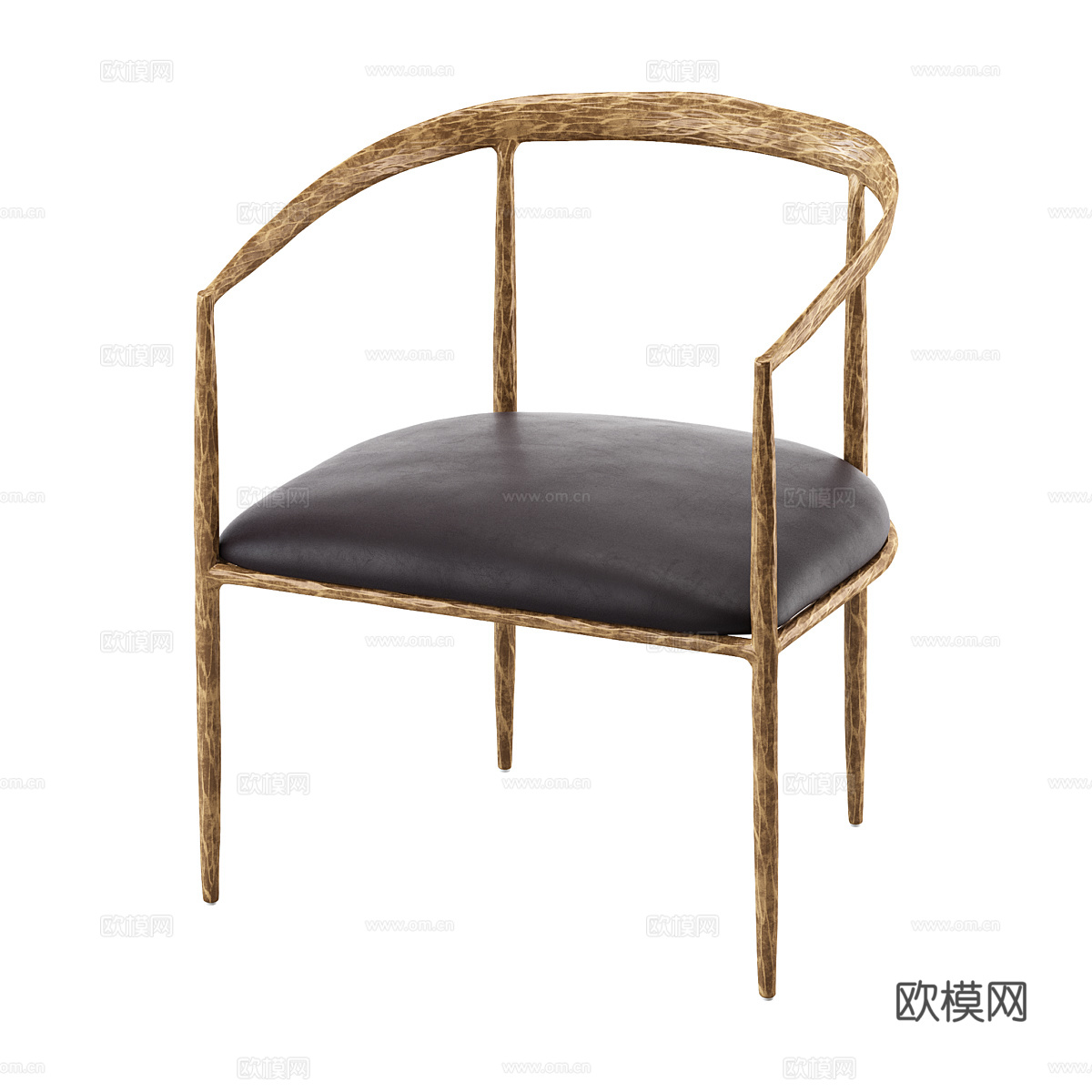现代简约轻奢单人沙发 单人沙发 简约沙发 轻奢沙发3d模型