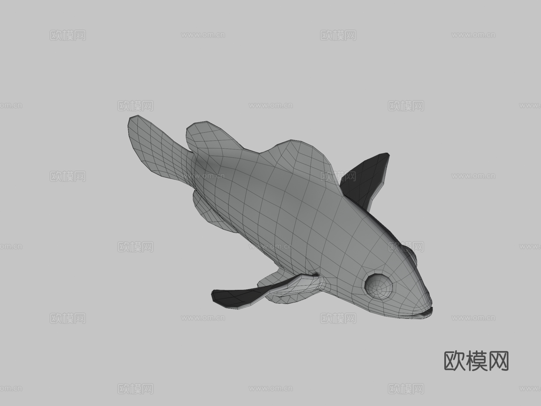 海葵鱼小丑鱼绑定3d模型