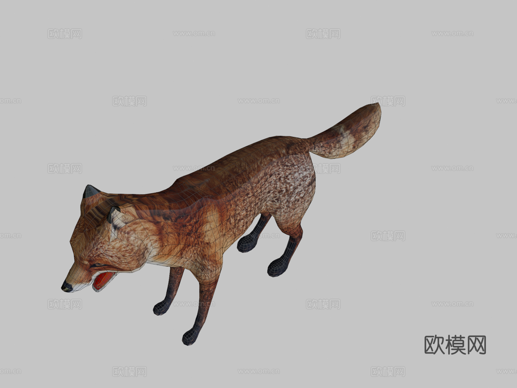 狐狸3d模型