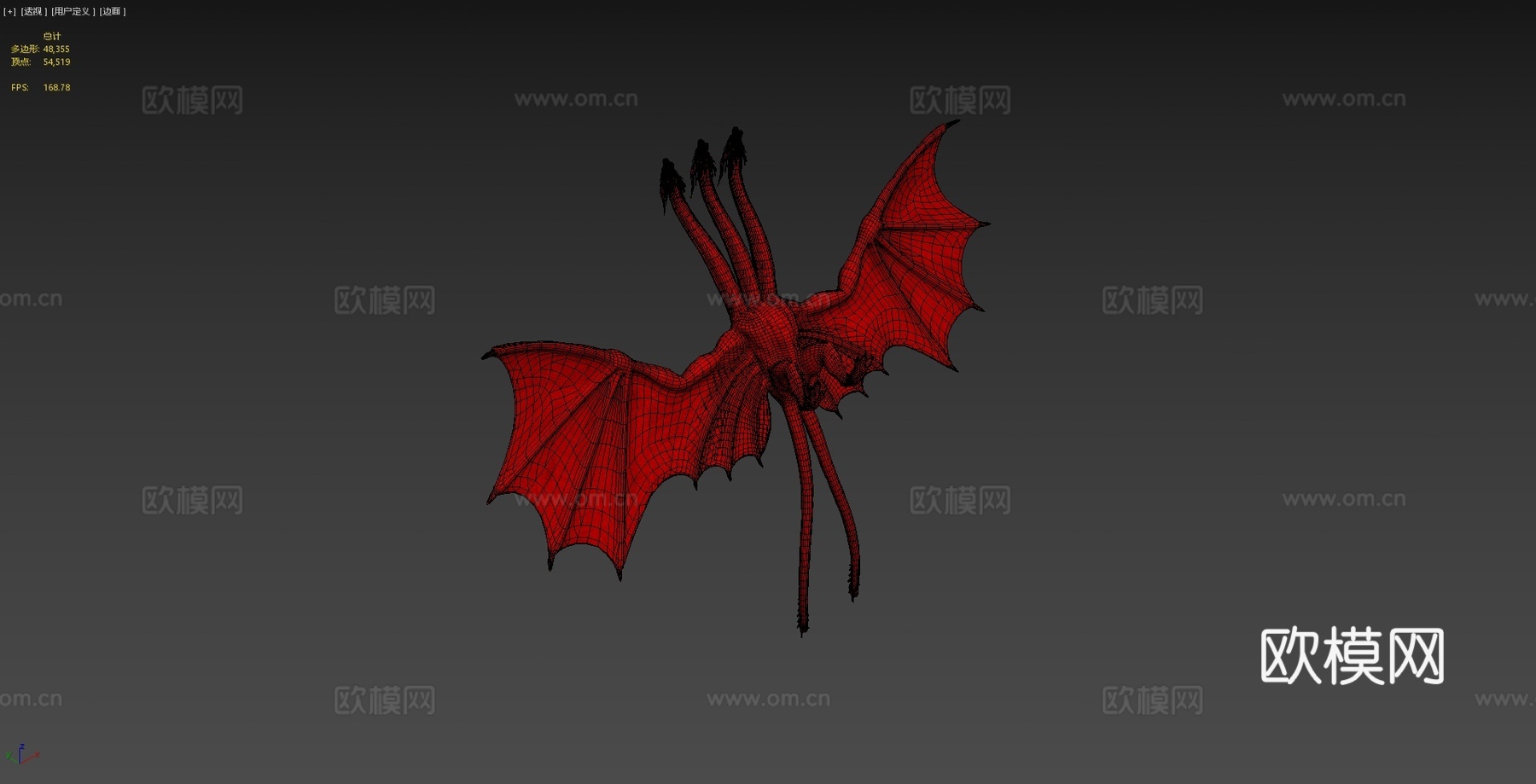 基多拉3d模型