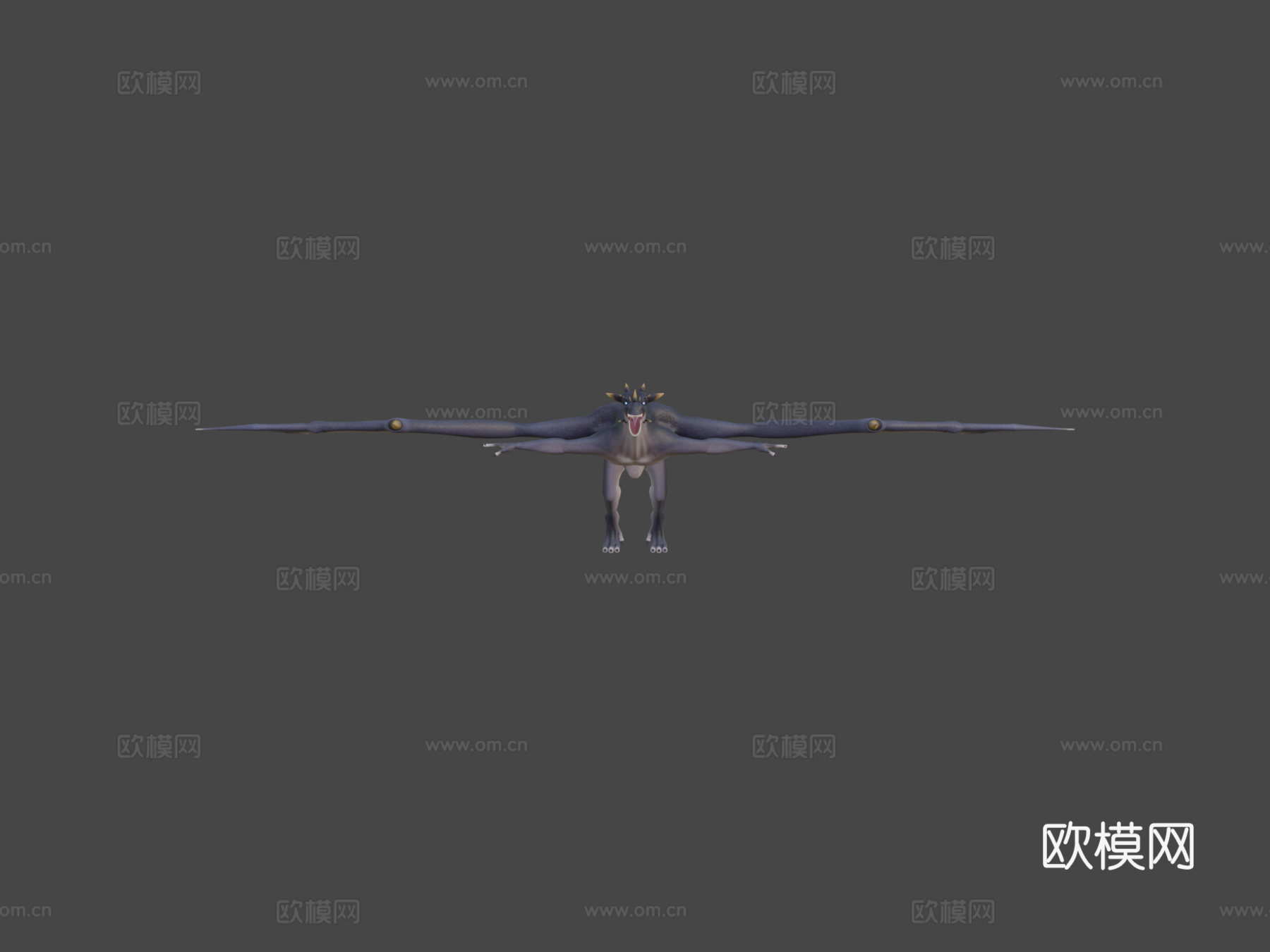 飞龙循环动画3d模型