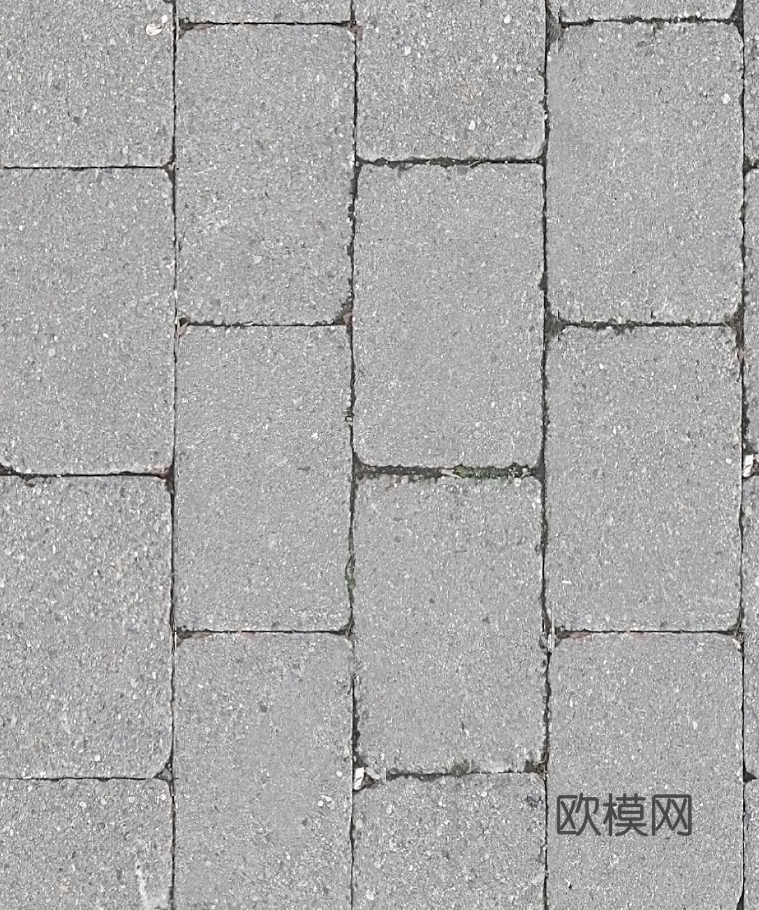 无缝工字拼广场砖