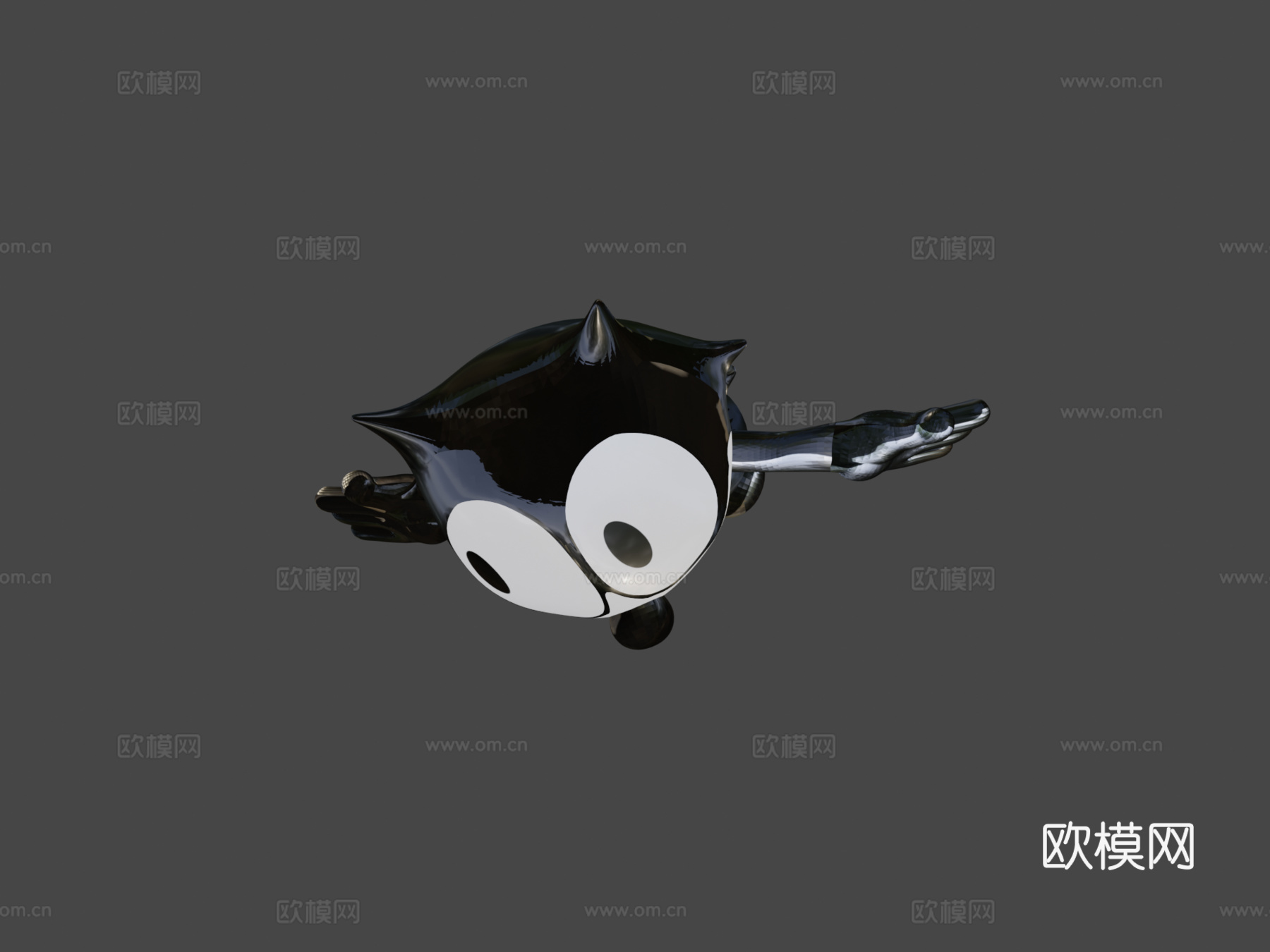 菲力克斯猫3d模型