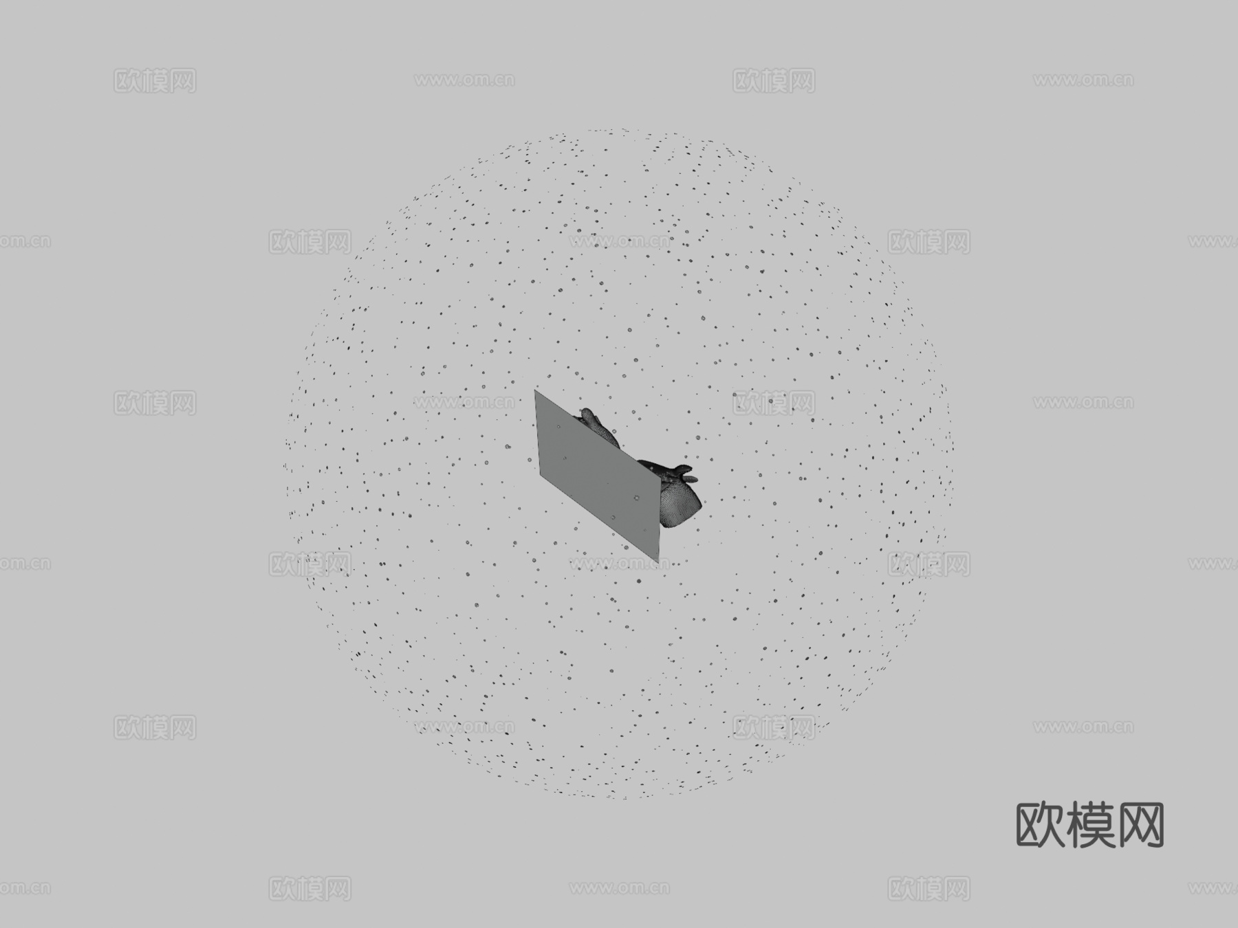 无牙与光煞3d模型