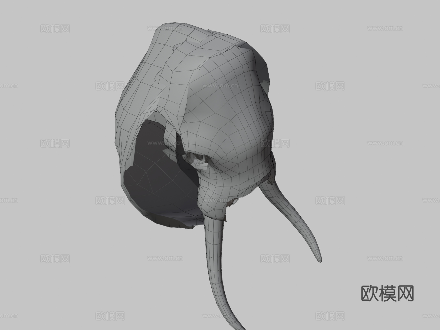 动物界-非洲象3d模型