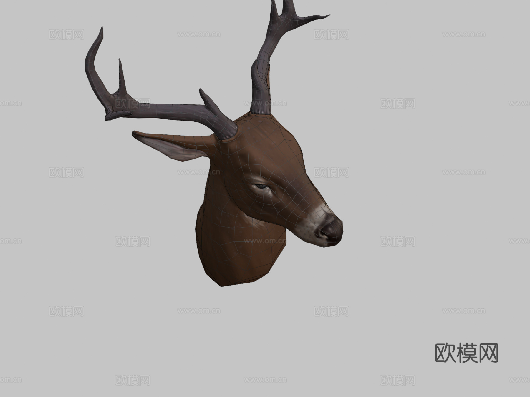 鹿3d模型