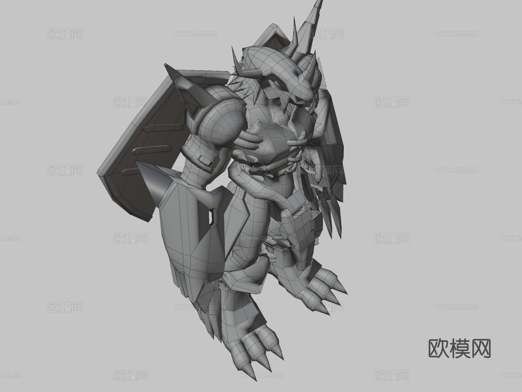 战斗暴龙兽3d模型