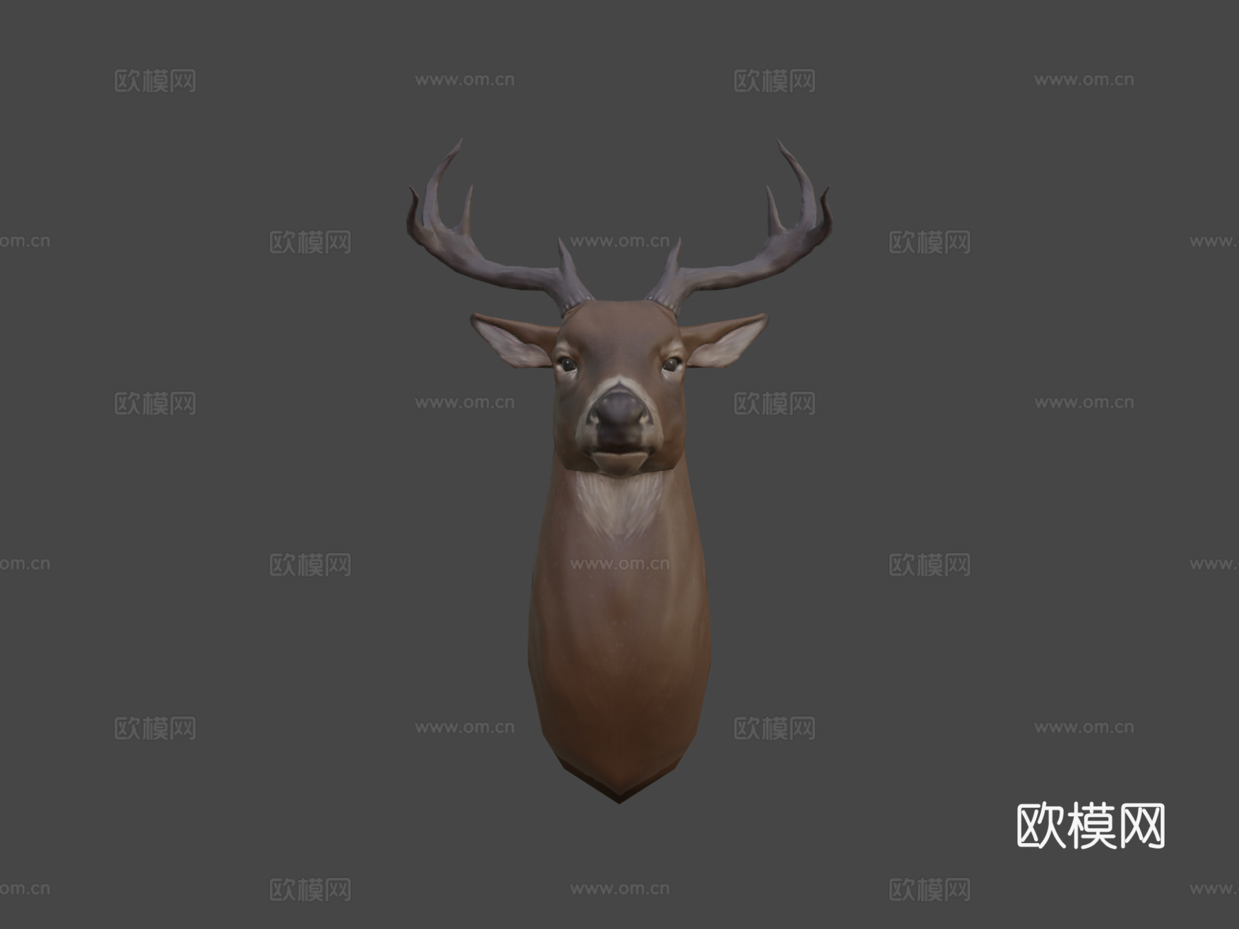 鹿3d模型